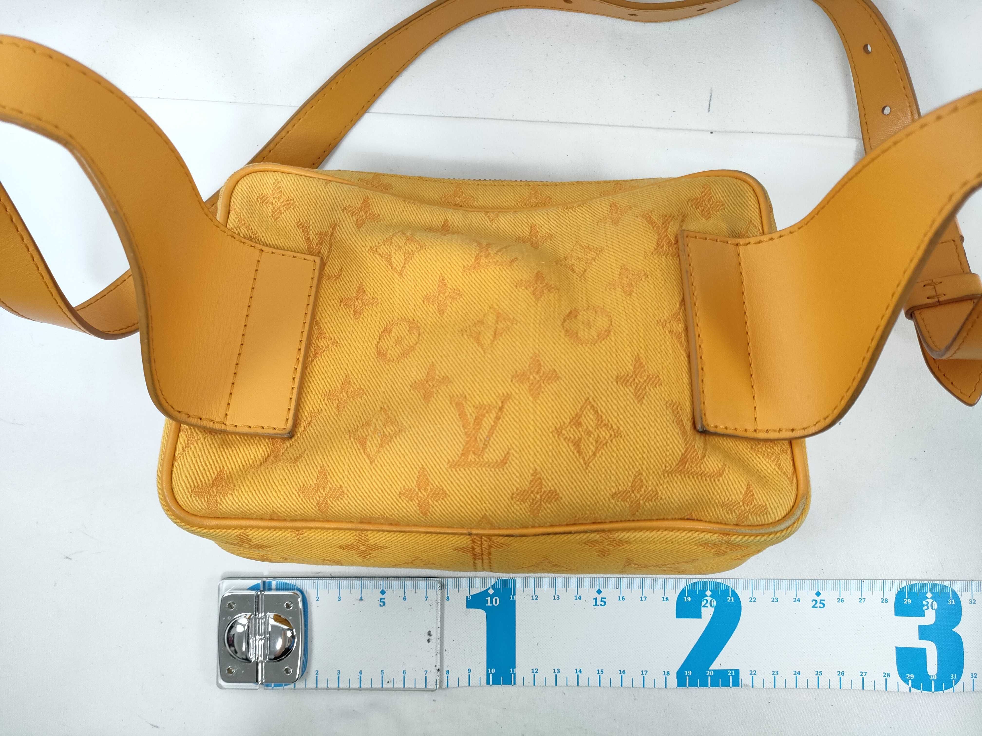Monogram Denim Bum Bag Outdoor M44623 FO1139 Orange Waist Bag — view 2