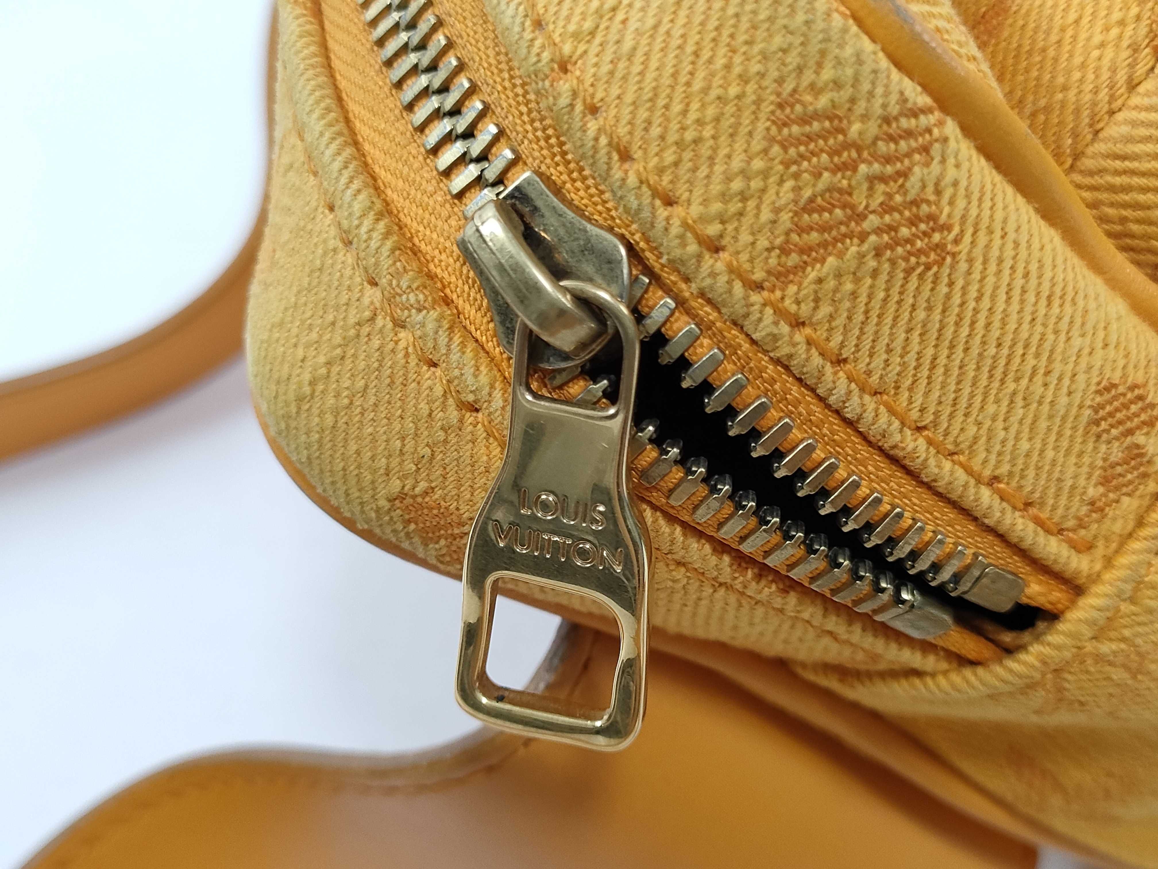 Monogram Denim Bum Bag Outdoor M44623 FO1139 Orange Waist Bag — view 11