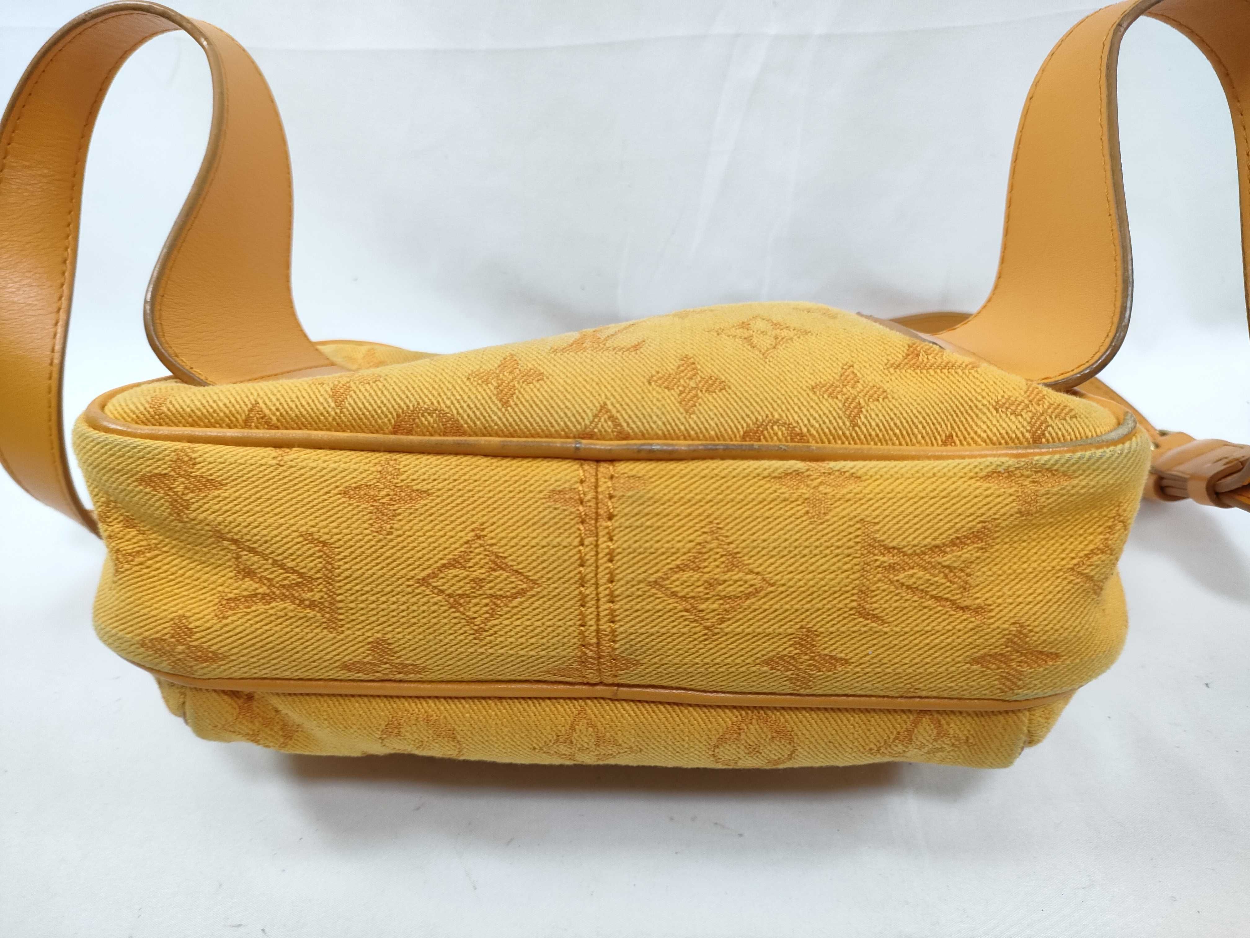 Monogram Denim Bum Bag Outdoor M44623 FO1139 Orange Waist Bag — view 3