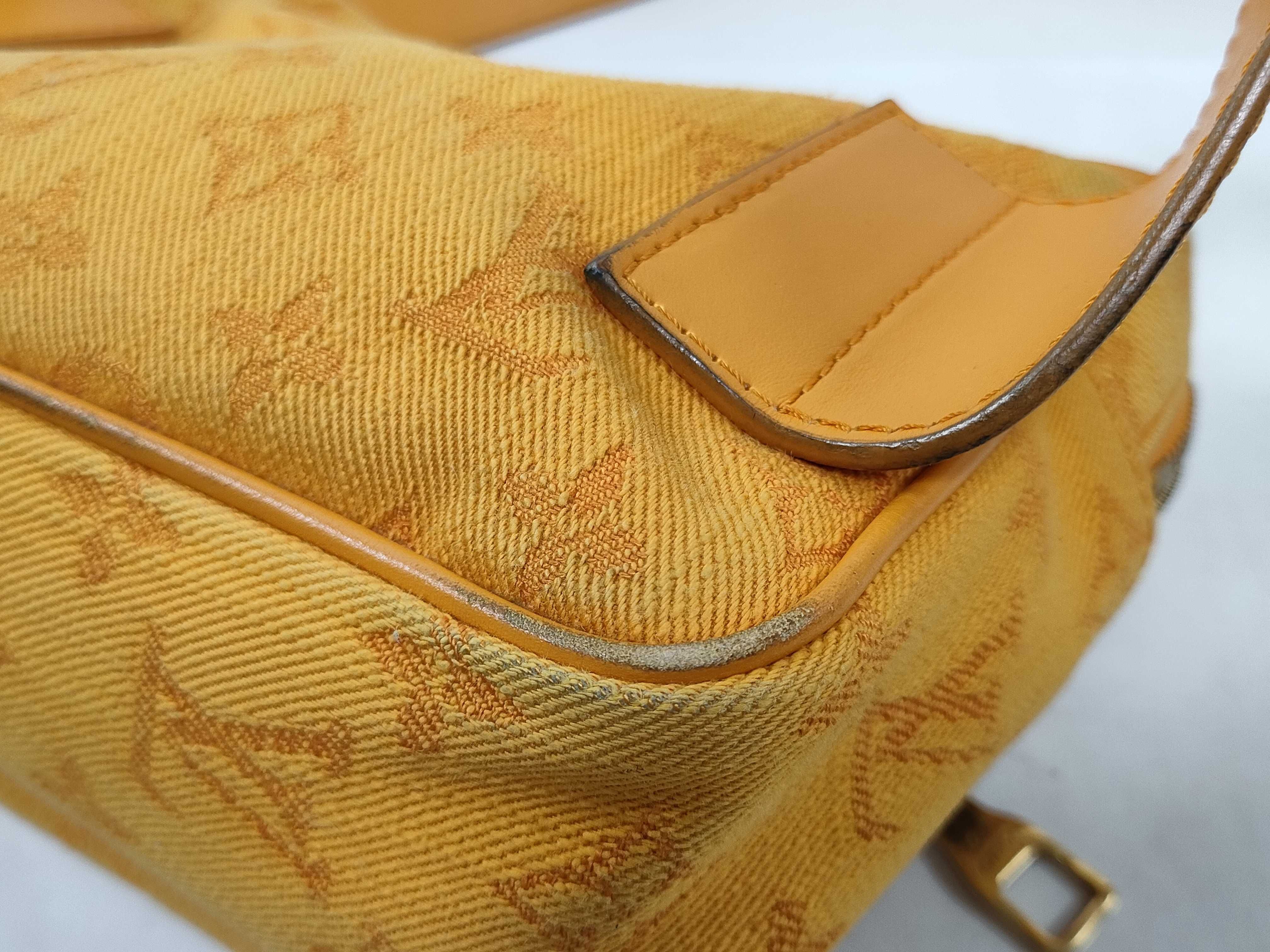 Monogram Denim Bum Bag Outdoor M44623 FO1139 Orange Waist Bag — view 4