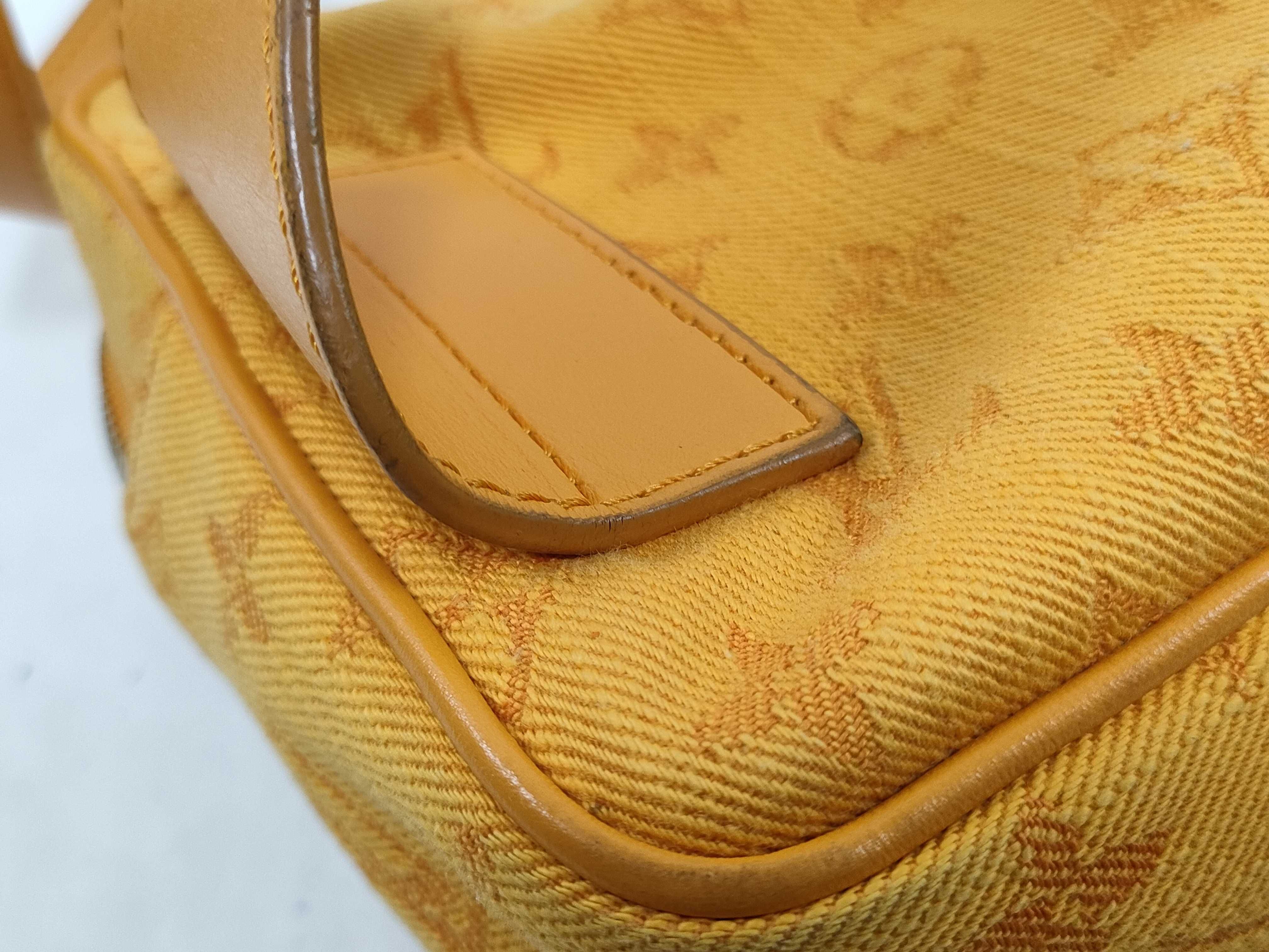 Monogram Denim Bum Bag Outdoor M44623 FO1139 Orange Waist Bag — view 6