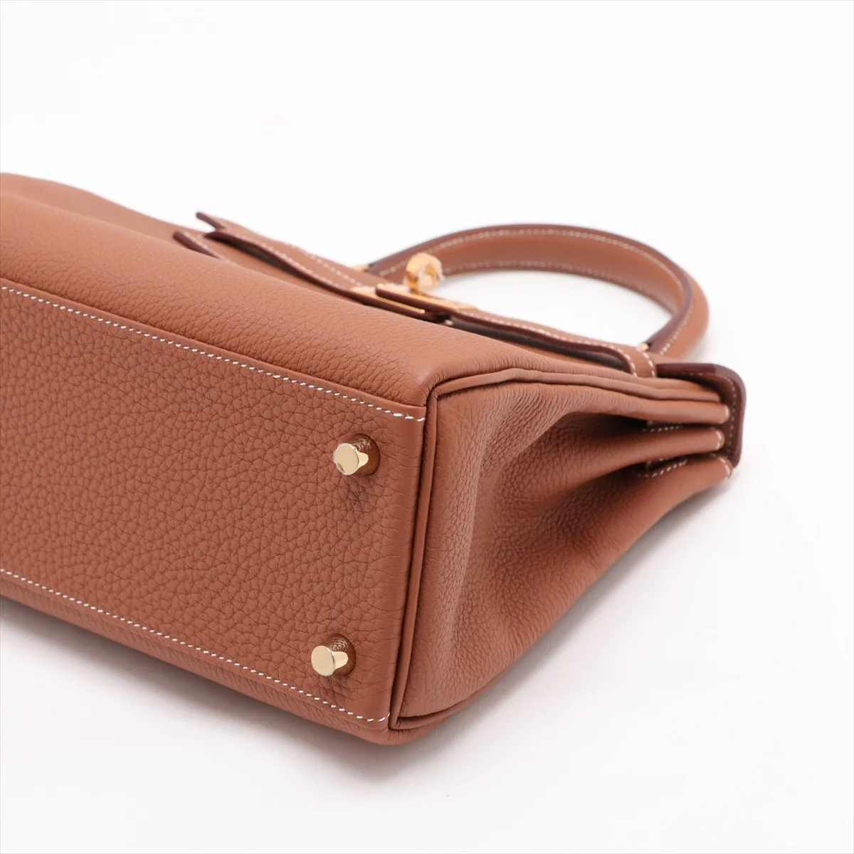 [Individually packaged] Hermes Kelly 25 Retourne Togo Gold hardware — view 3