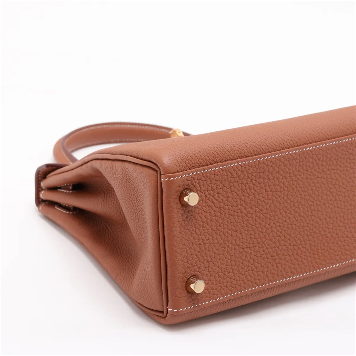 [Individually packaged] Hermes Kelly 25 Retourne Togo Gold hardware — view 4