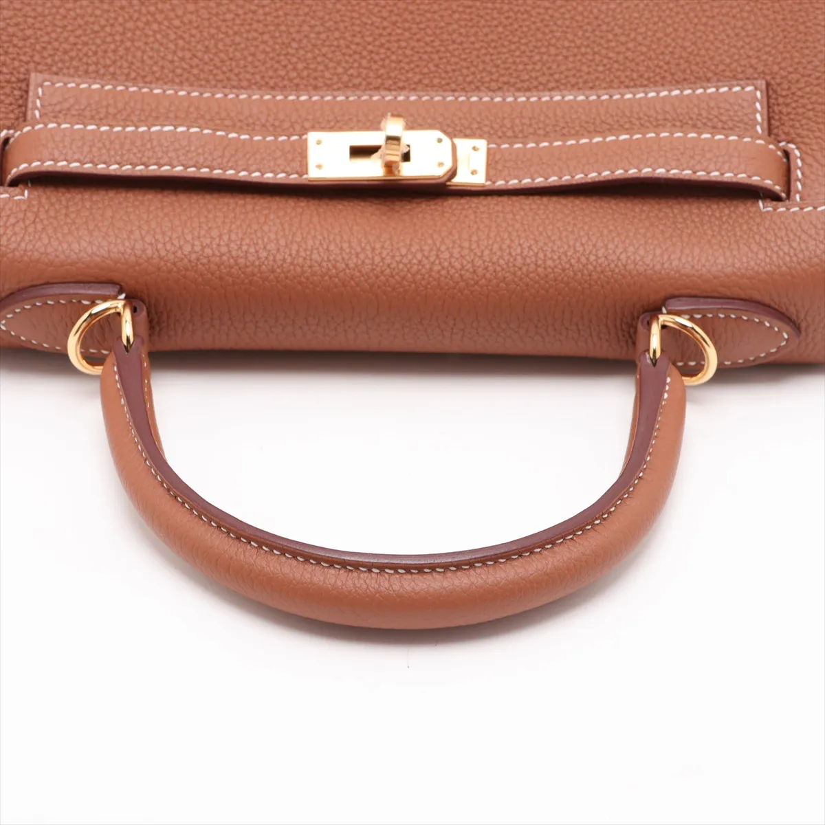 [Individually packaged] Hermes Kelly 25 Retourne Togo Gold hardware — view 5