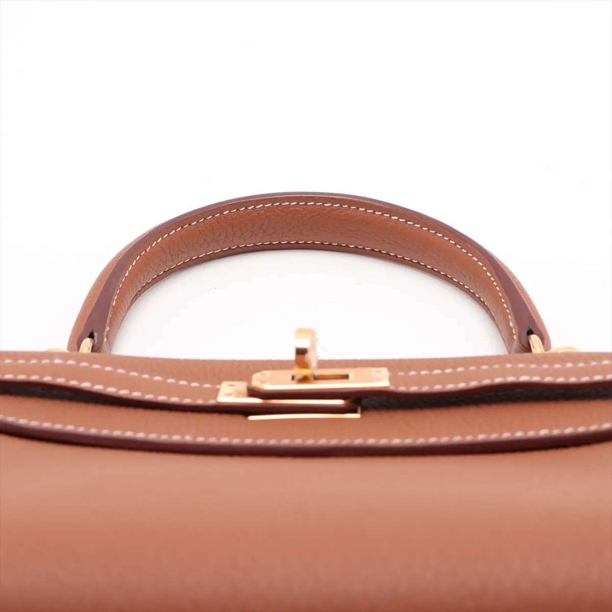 [Individually packaged] Hermes Kelly 25 Retourne Togo Gold hardware — view 6
