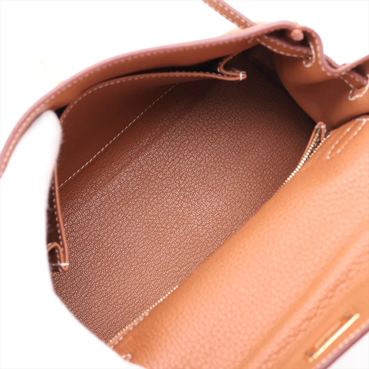 [Individually packaged] Hermes Kelly 25 Retourne Togo Gold hardware — view 7