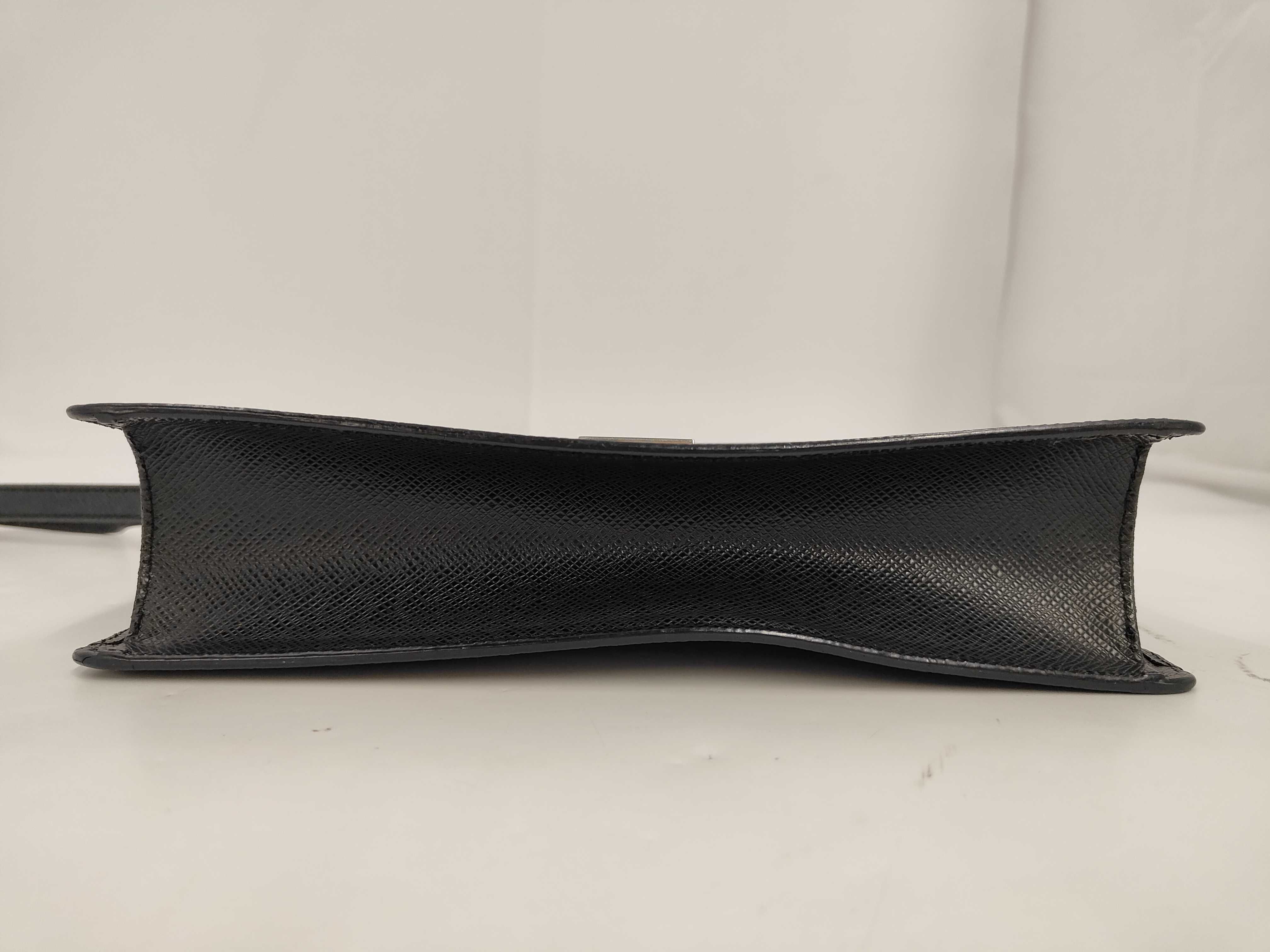 Selenga M30782 Black Leather Clutch Bag — view 3