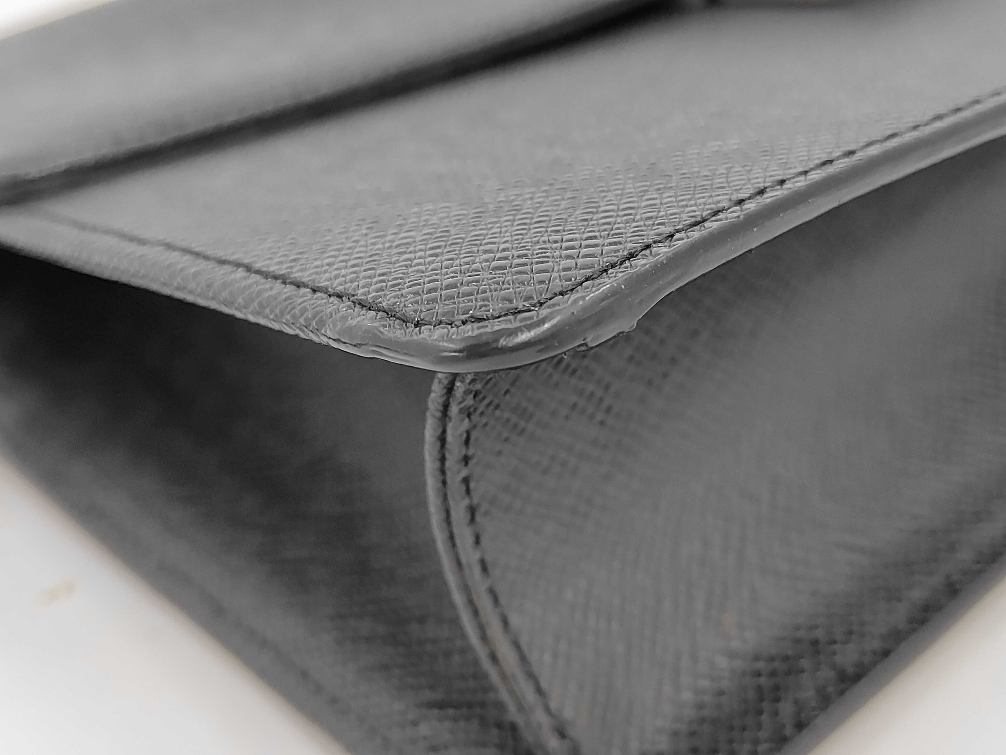 Selenga M30782 Black Leather Clutch Bag — view 4