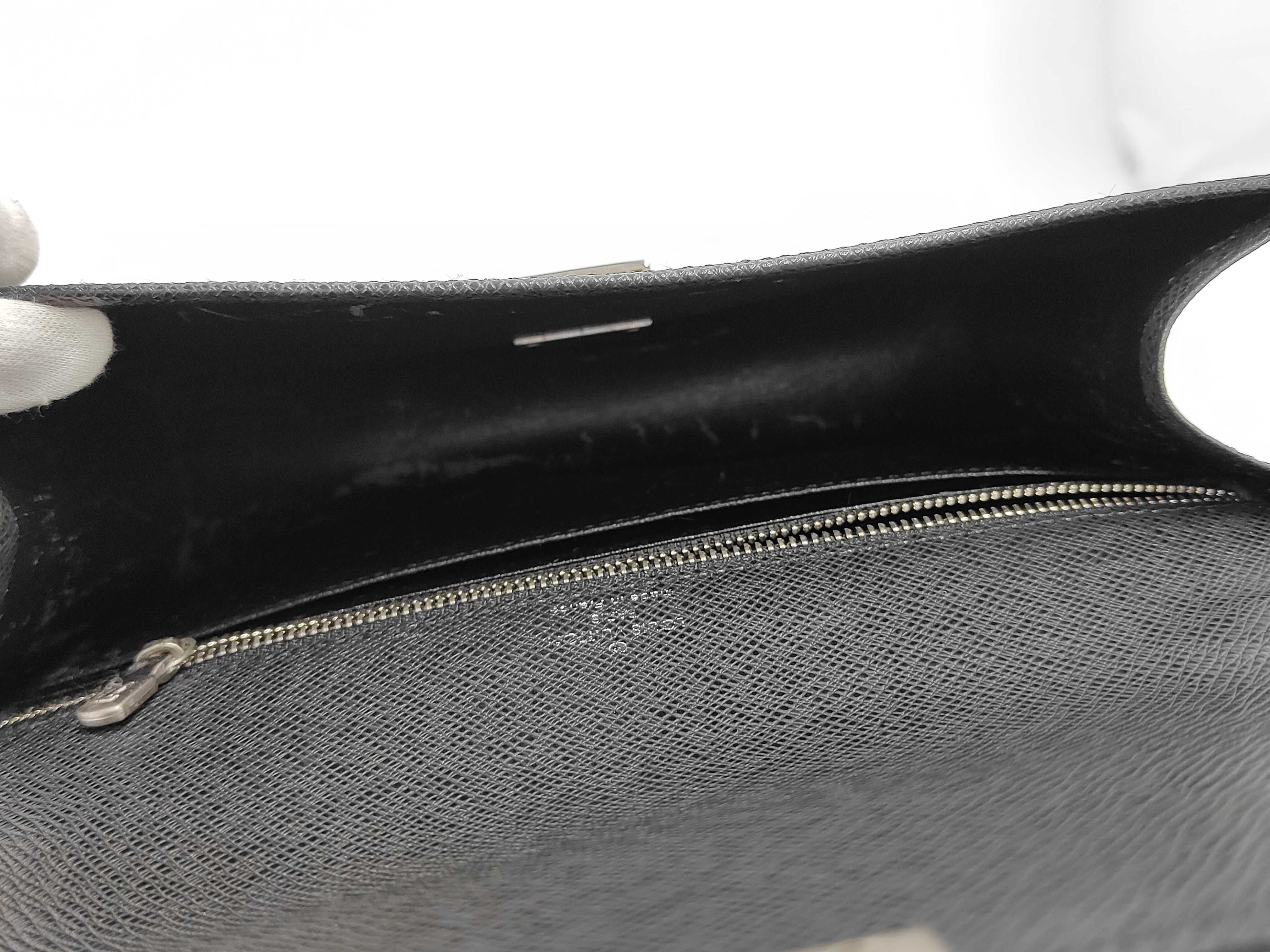 Selenga M30782 Black Leather Clutch Bag — view 5