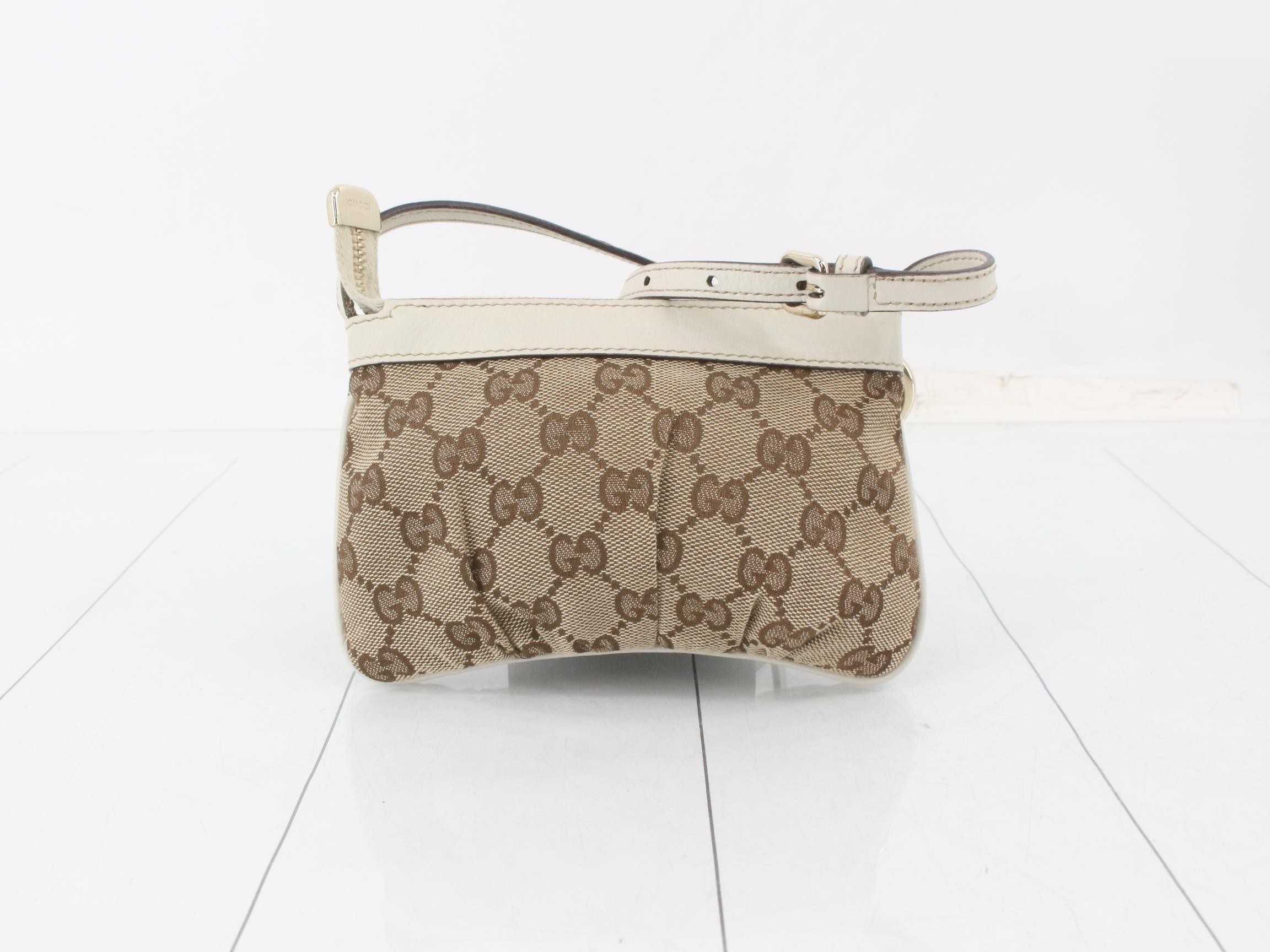 GG Canvas (Bag) - Mini Shoulder Bag - White — view 2