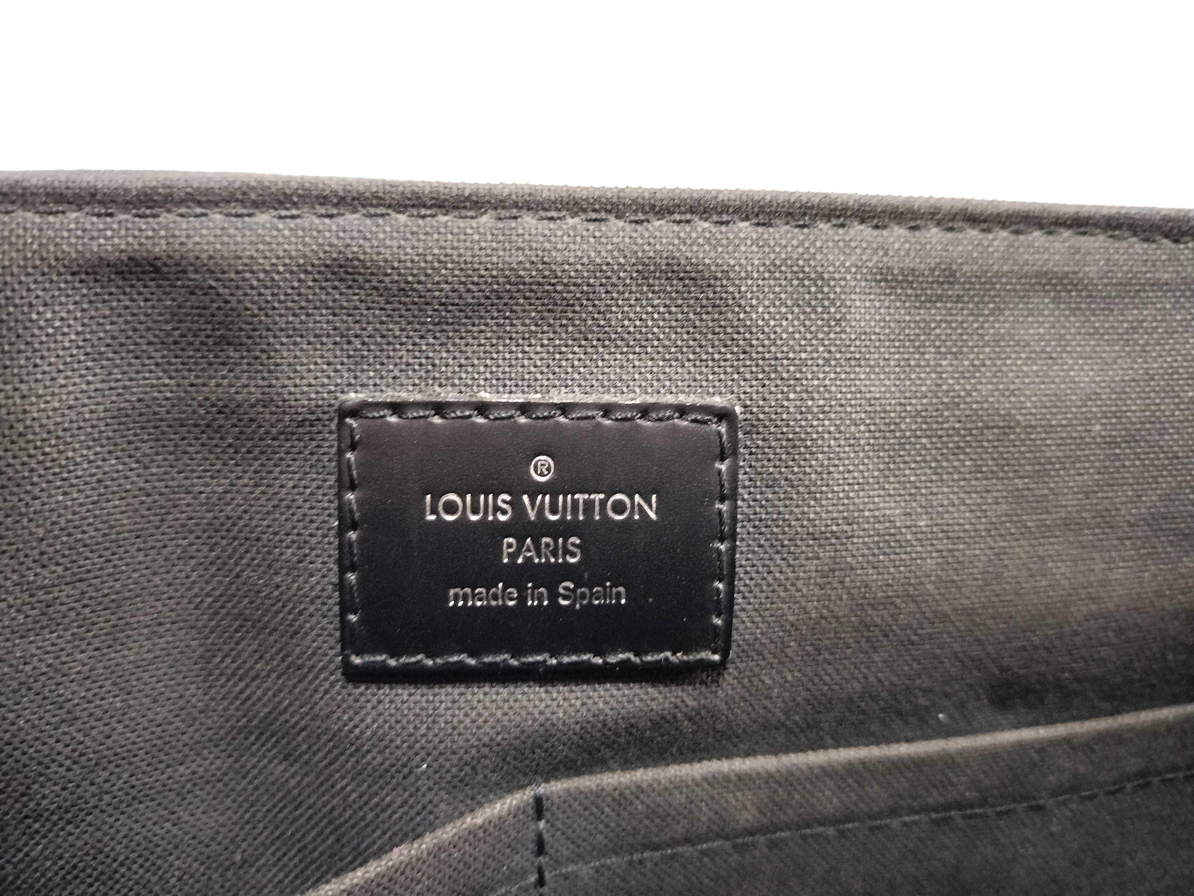 Damier District PM Damier Graphite Shoulder Bag — view 12