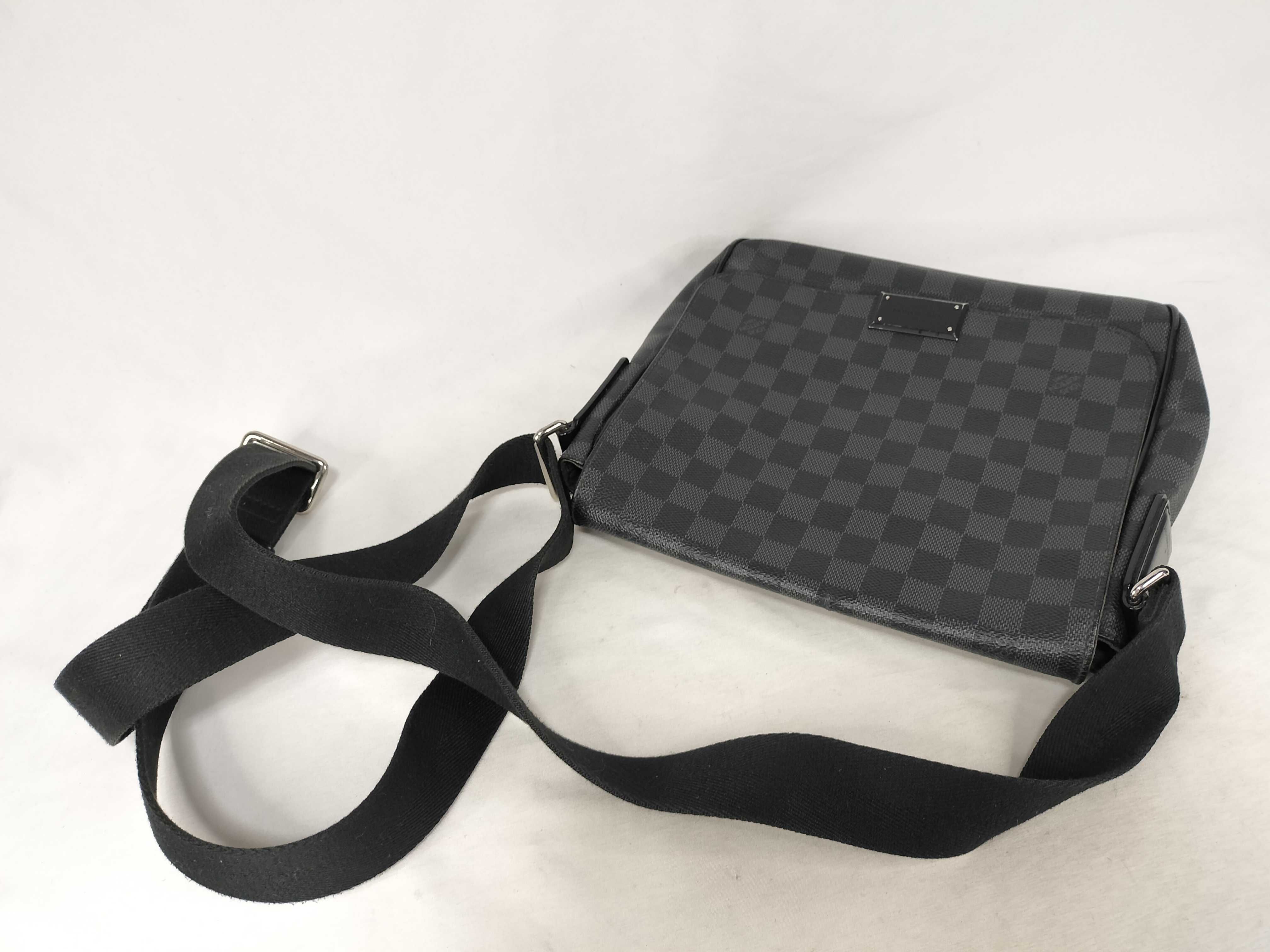 Damier District PM Damier Graphite Shoulder Bag — view 3
