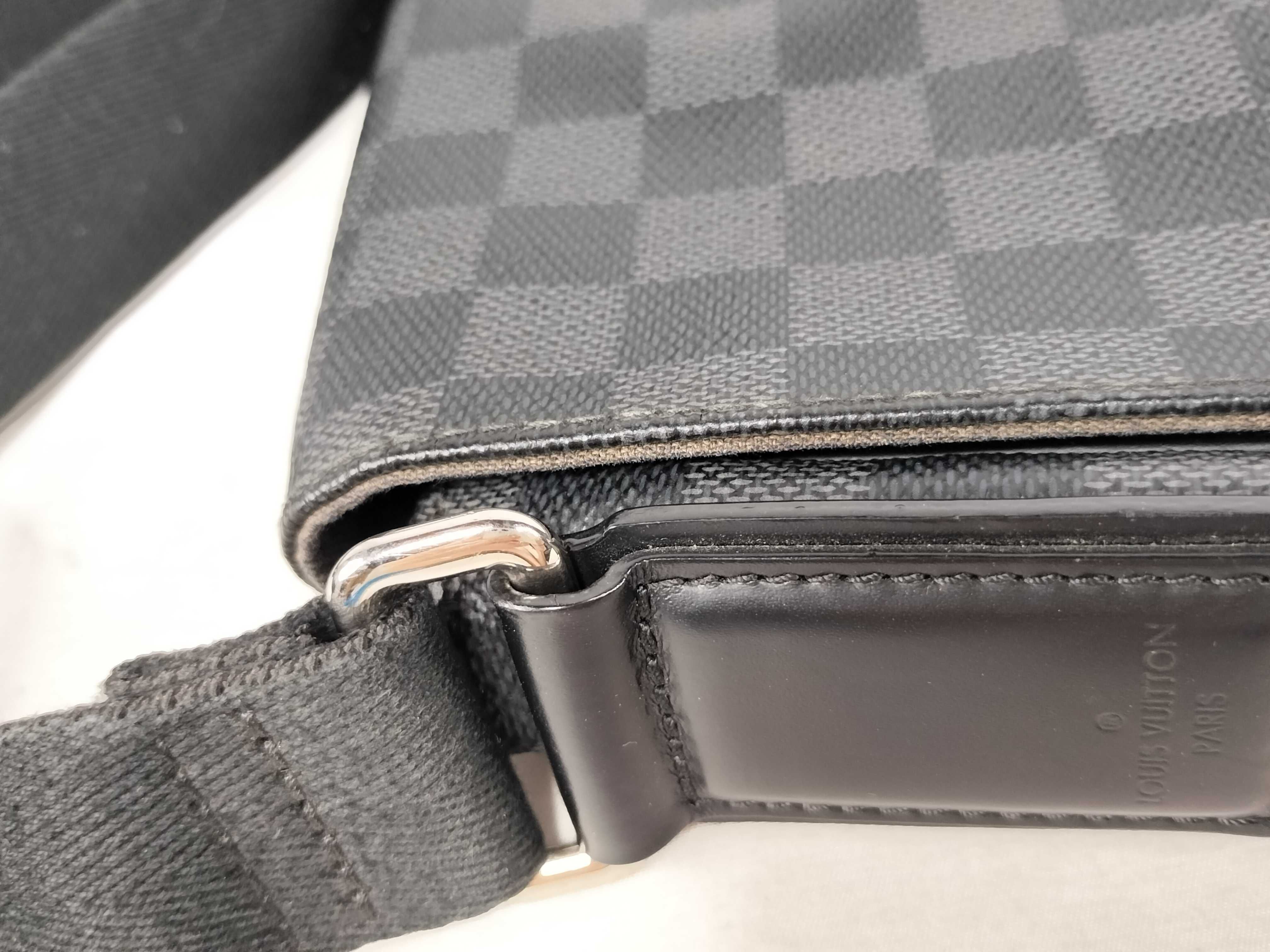 Damier District PM Damier Graphite Shoulder Bag — view 5
