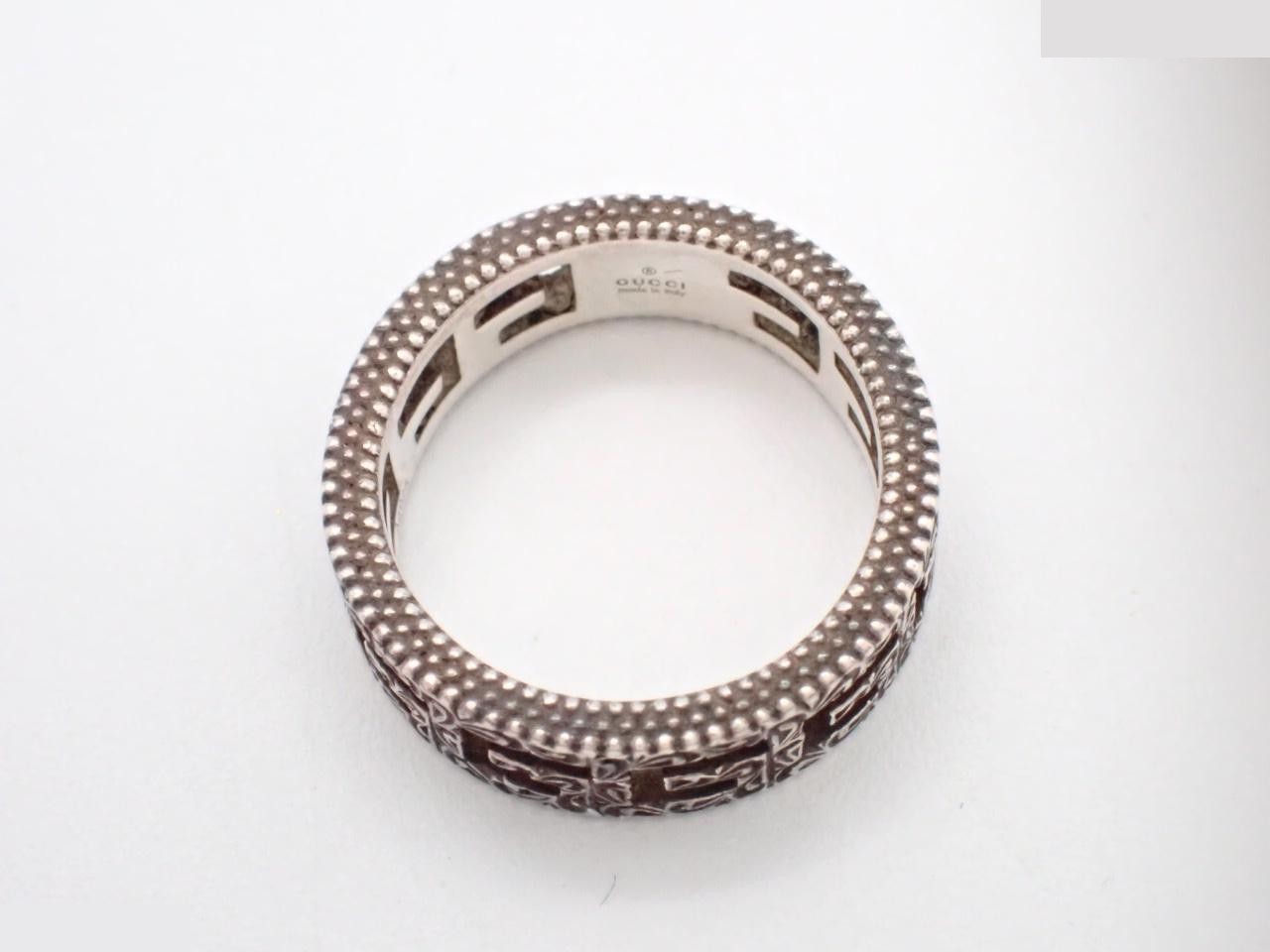 Interlocking G ring, stamped 14, actual size #13, 925g/5.4g — view 3