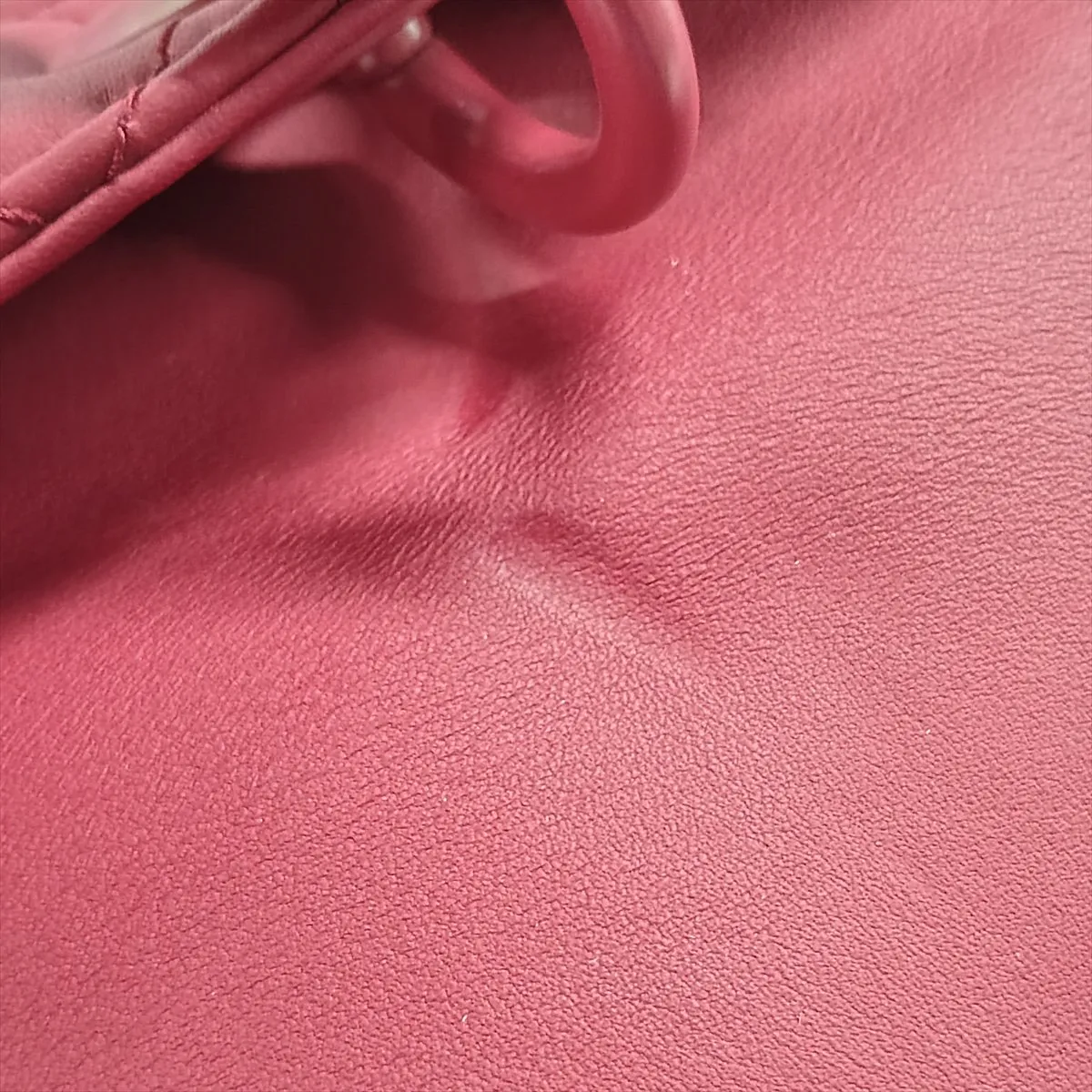 Cannage Lady Dior Leather 2-Way Handbag, Red — view 13