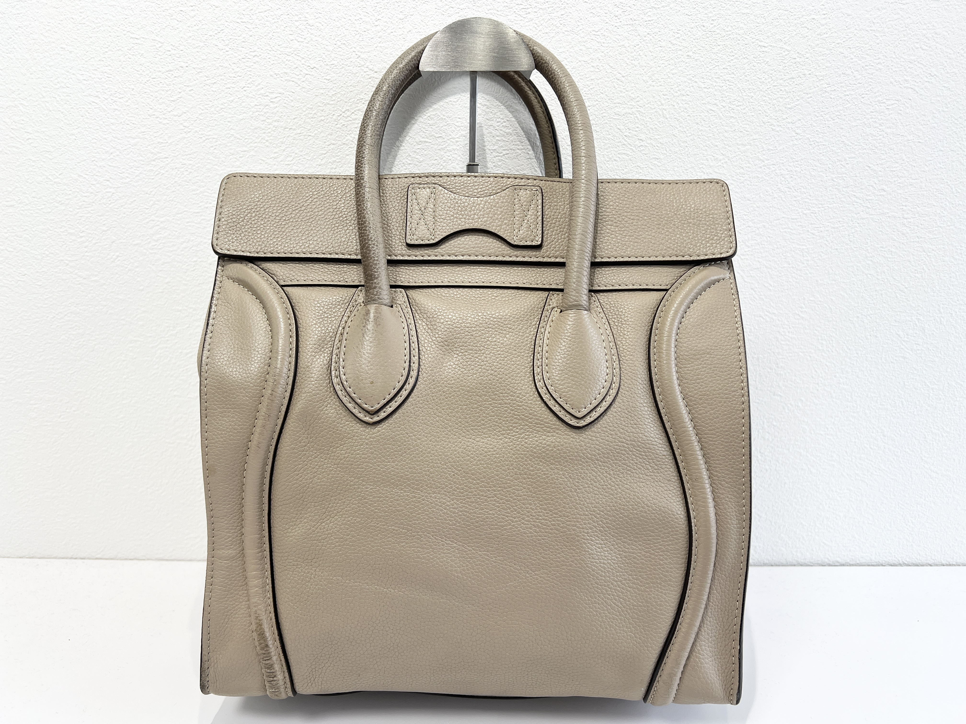Luggage Mini Shopper Leather Tote Bag Handbag — view 2