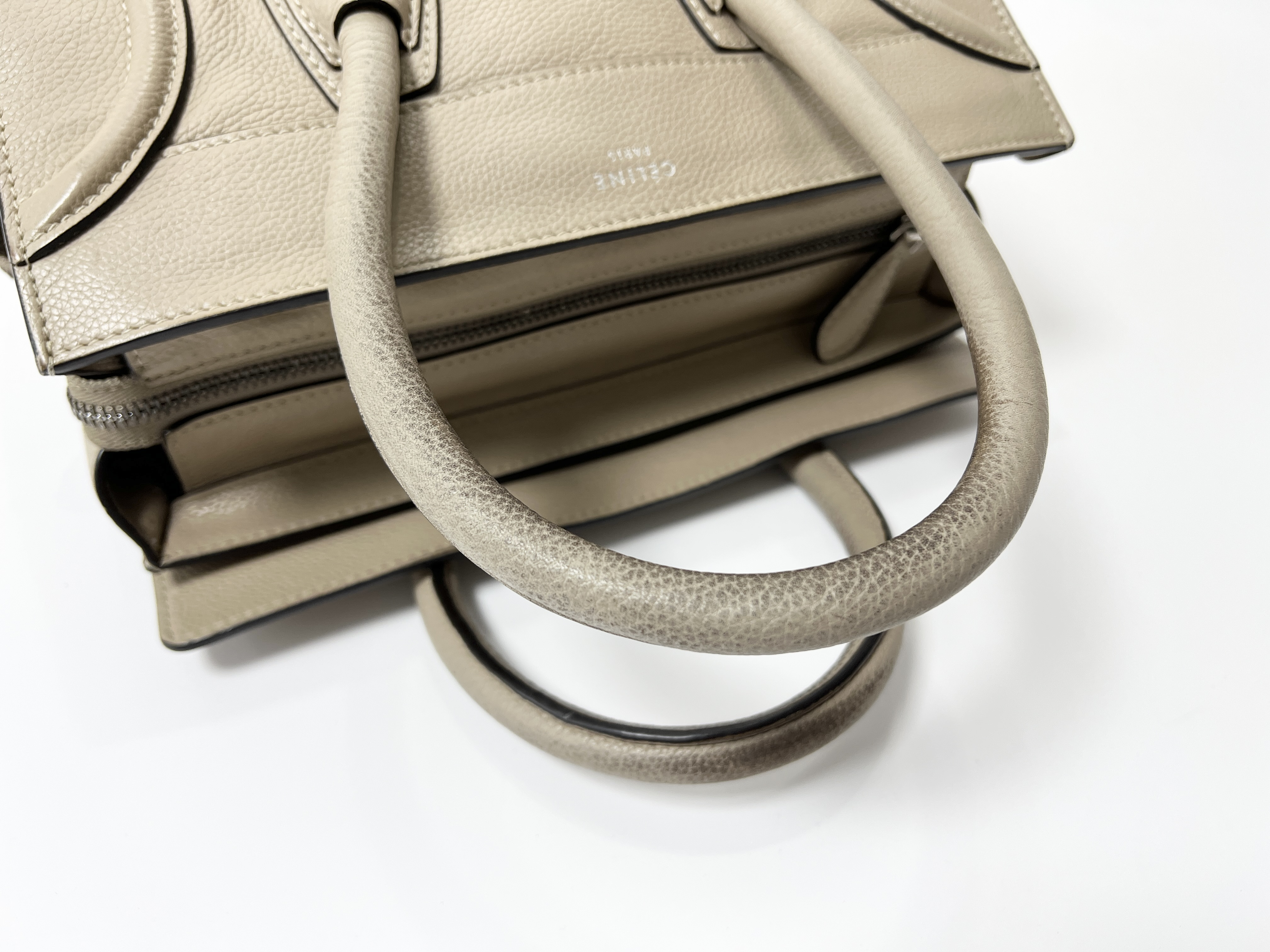 Luggage Mini Shopper Leather Tote Bag Handbag — view 3
