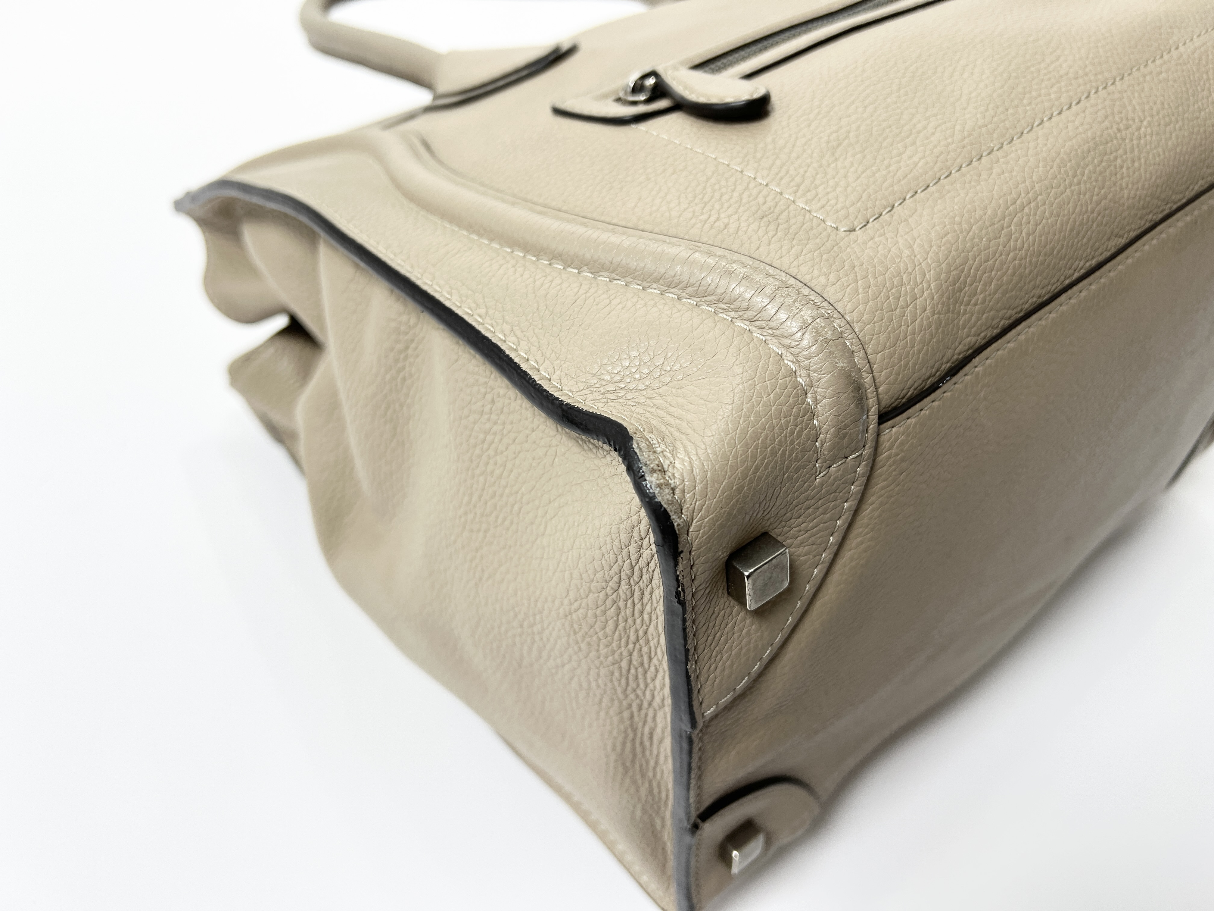Luggage Mini Shopper Leather Tote Bag Handbag — view 10