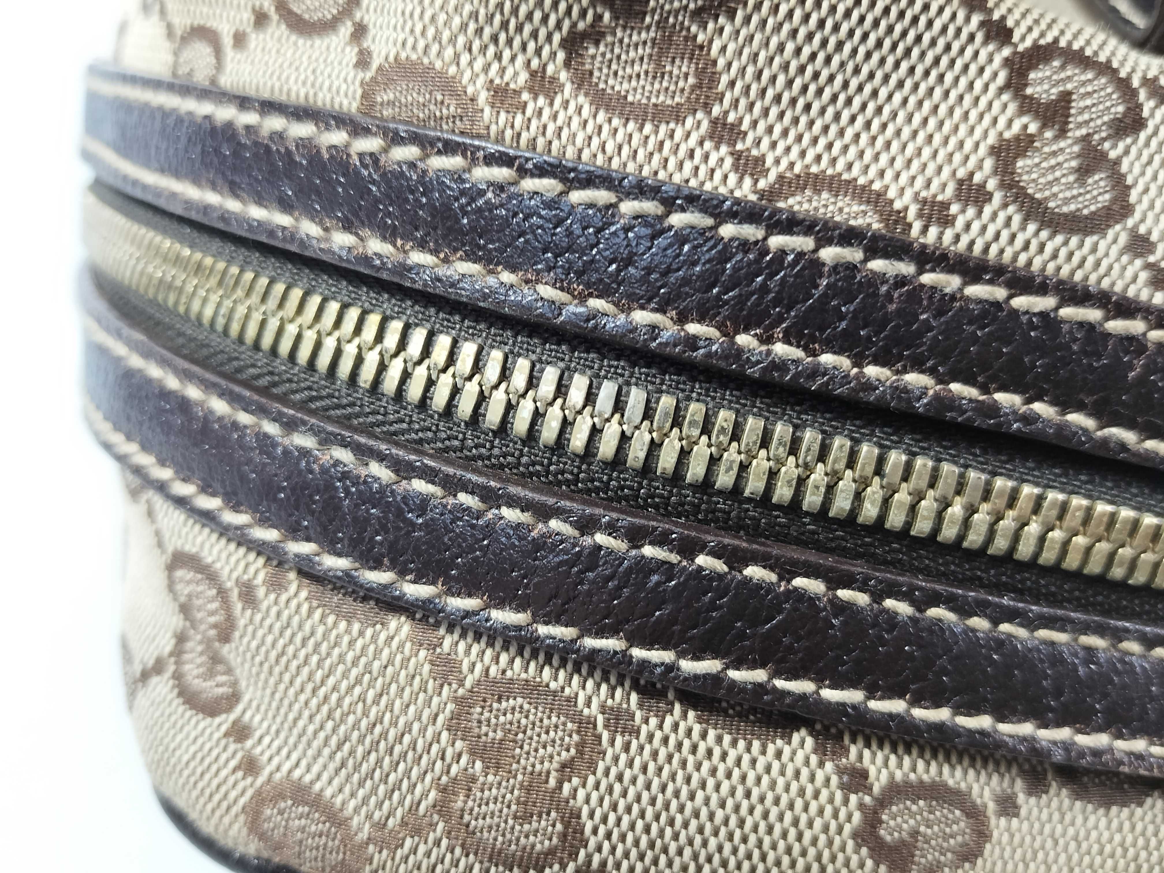 GG Canvas Princy Boston Bag 162881 Beige/Brown W45cm Handbag — view 13