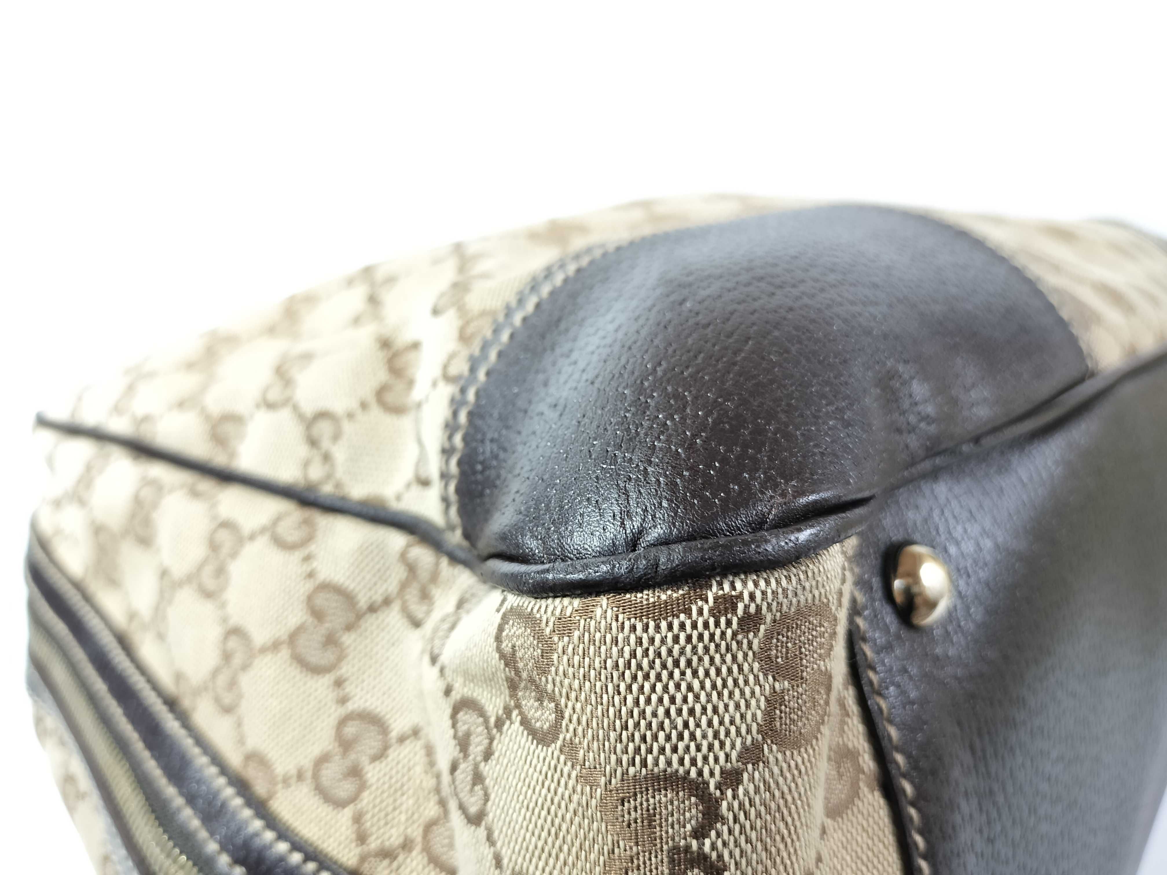 GG Canvas Princy Boston Bag 162881 Beige/Brown W45cm Handbag — view 5