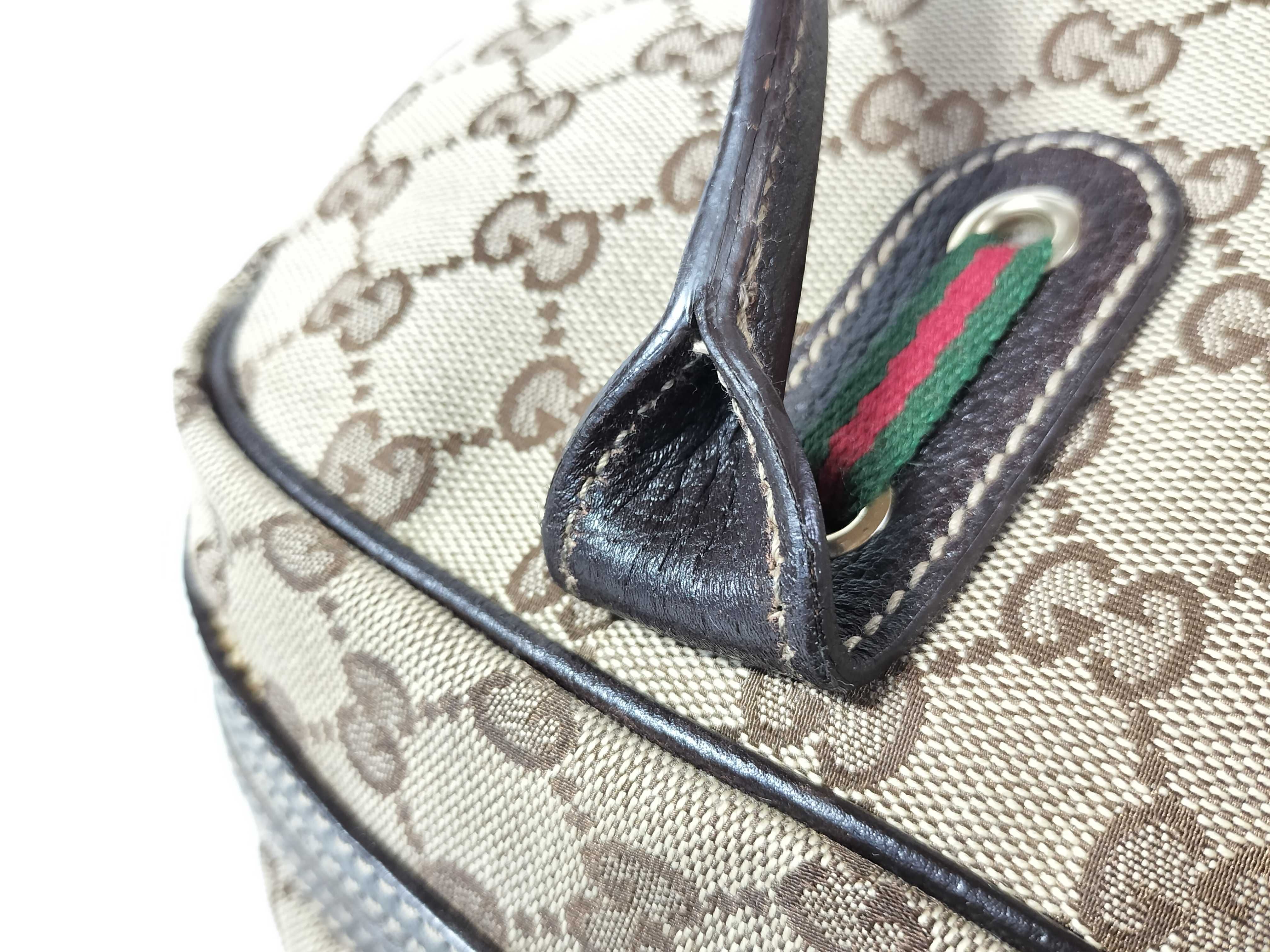GG Canvas Princy Boston Bag 162881 Beige/Brown W45cm Handbag — view 8