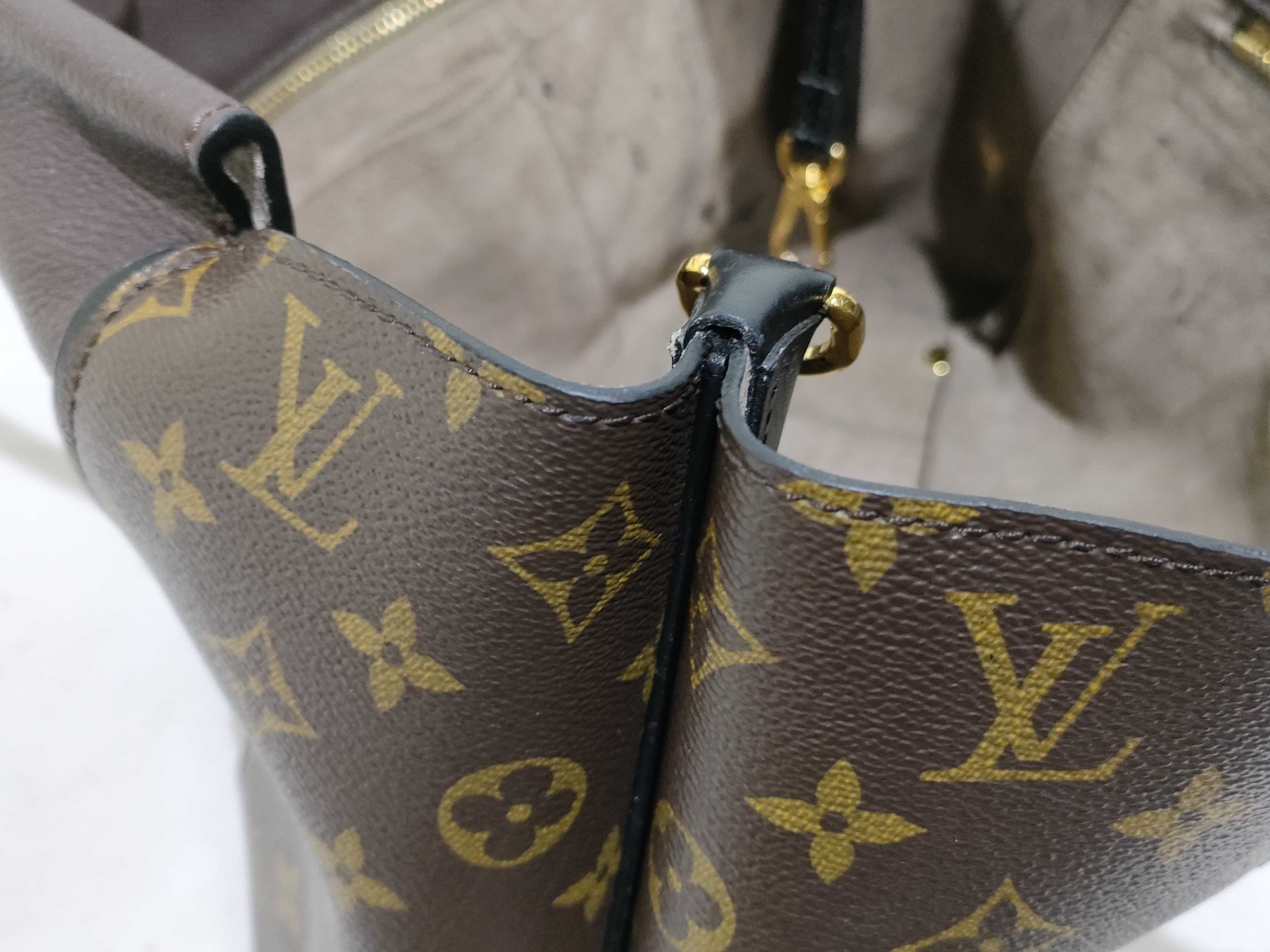Monogram Louis Vuitton Tote WPM Monogram Cuir Orfevre M41061 TR0124 Tote Bag — view 12