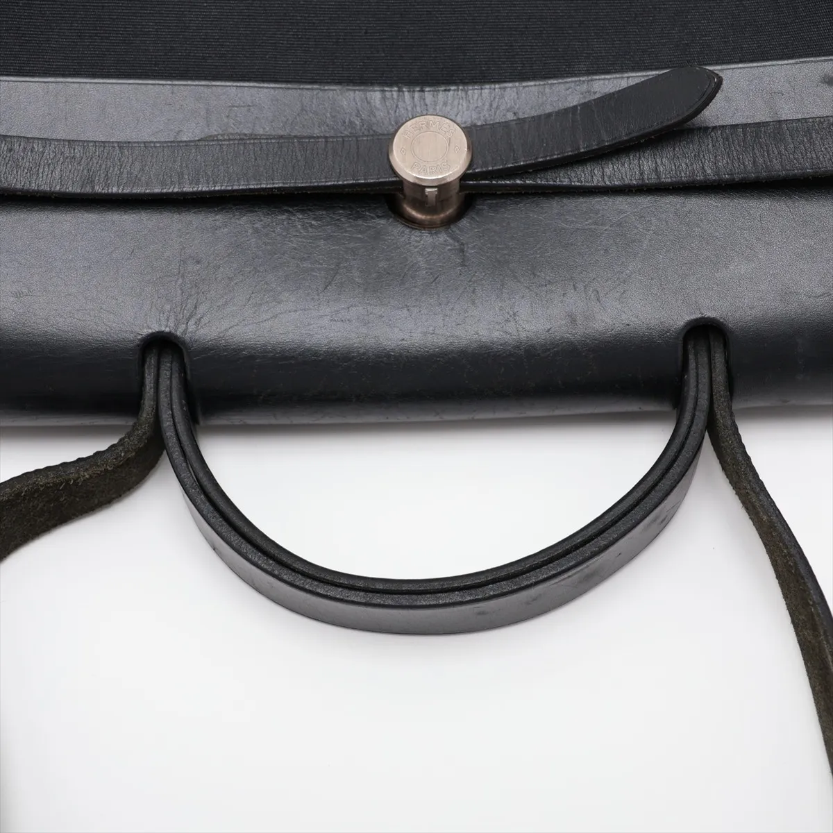 Herbag MM Toile Officier x Vache Hunter Black Silver Hardware E: 2001 — view 5