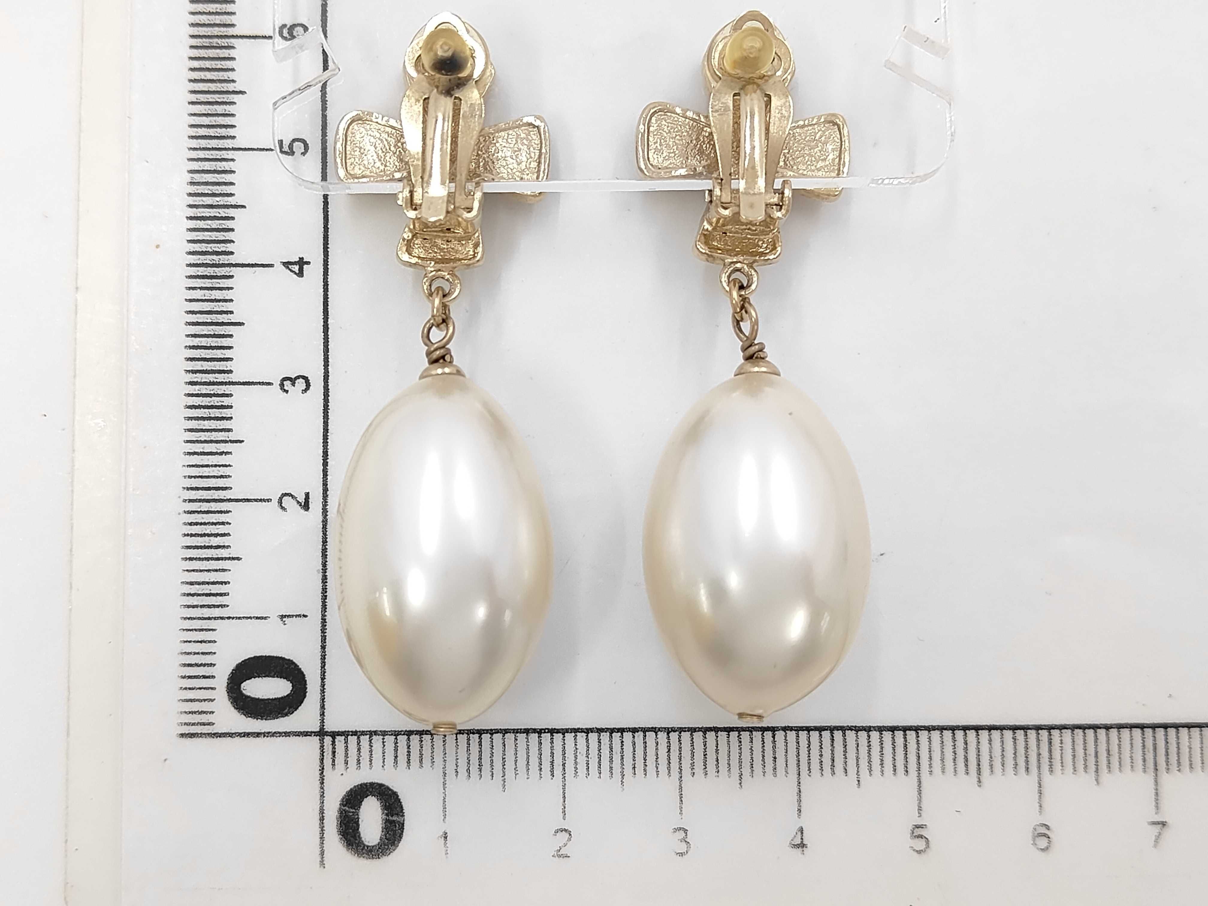 Earrings, Colored Stone, Pearl, Coco Mark, 08P Earrings — view 2
