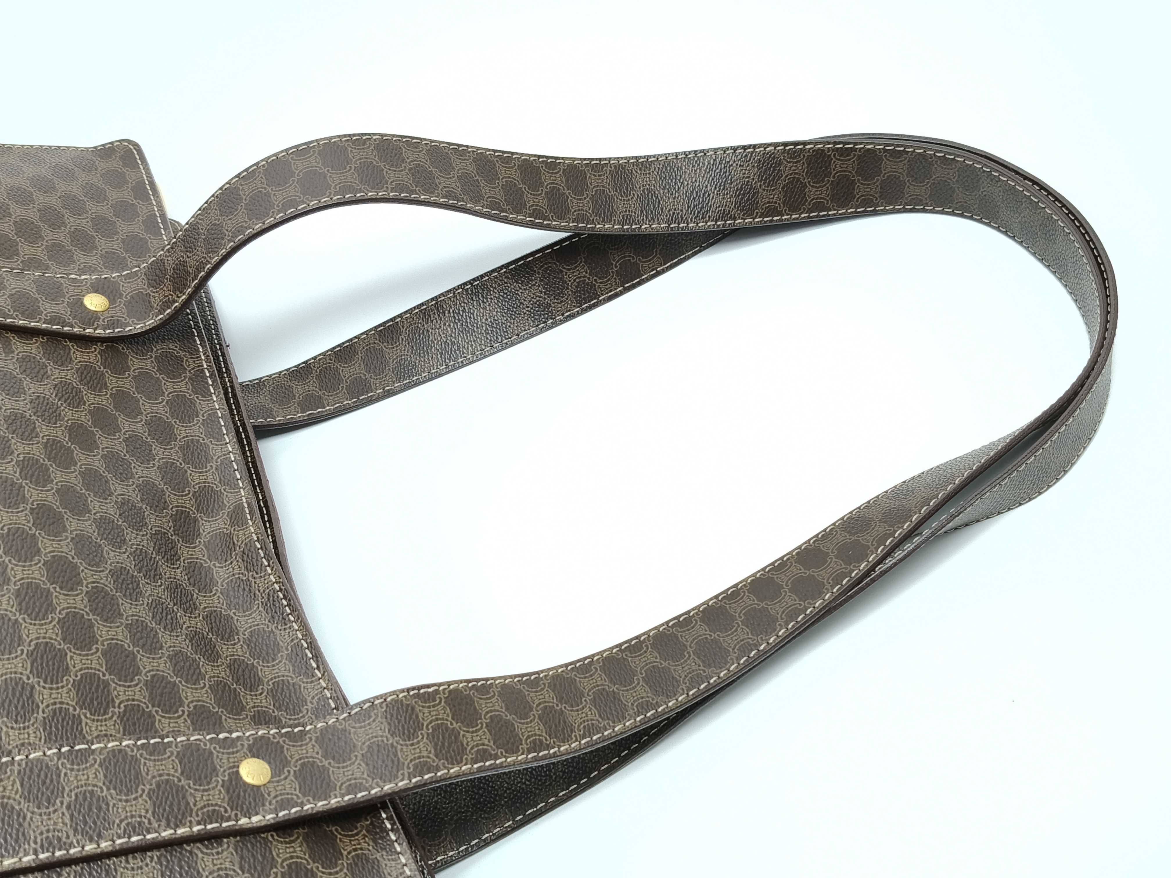 Macadam Tote Bag, Brown, W40cm — view 3