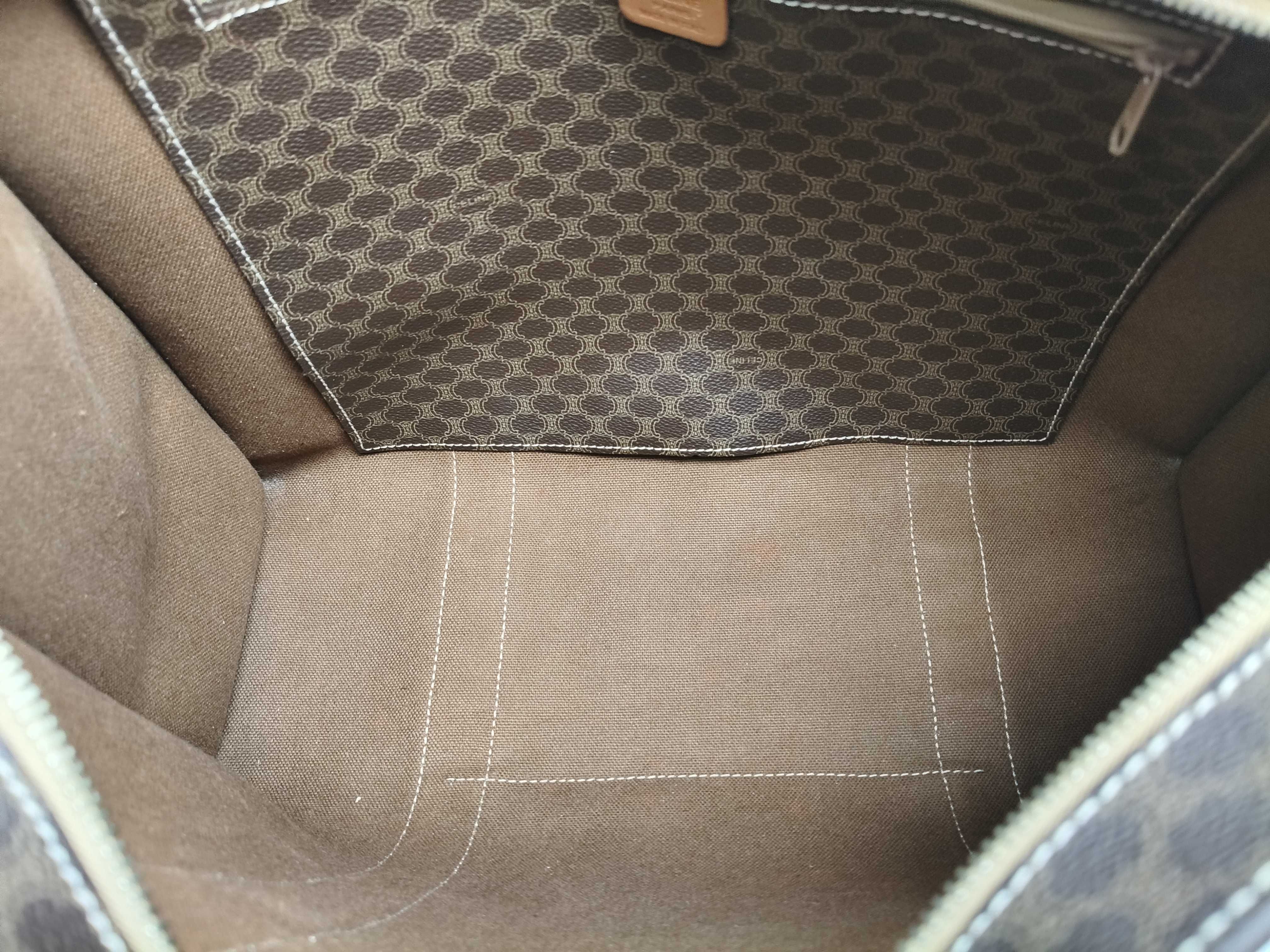 Macadam Tote Bag, Brown, W40cm — view 10