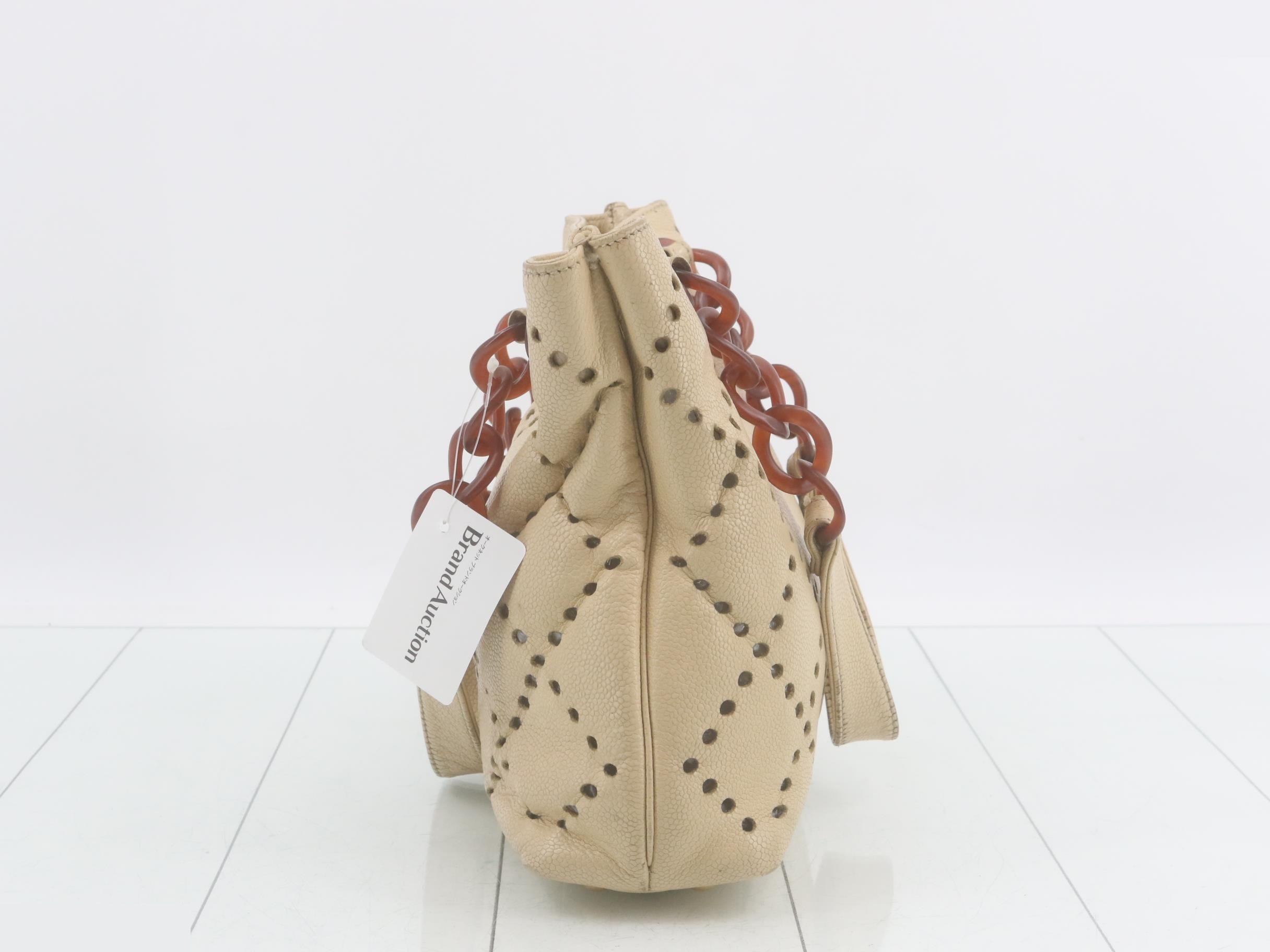 Caviar tortoiseshell handbag, item number 8. — view 4