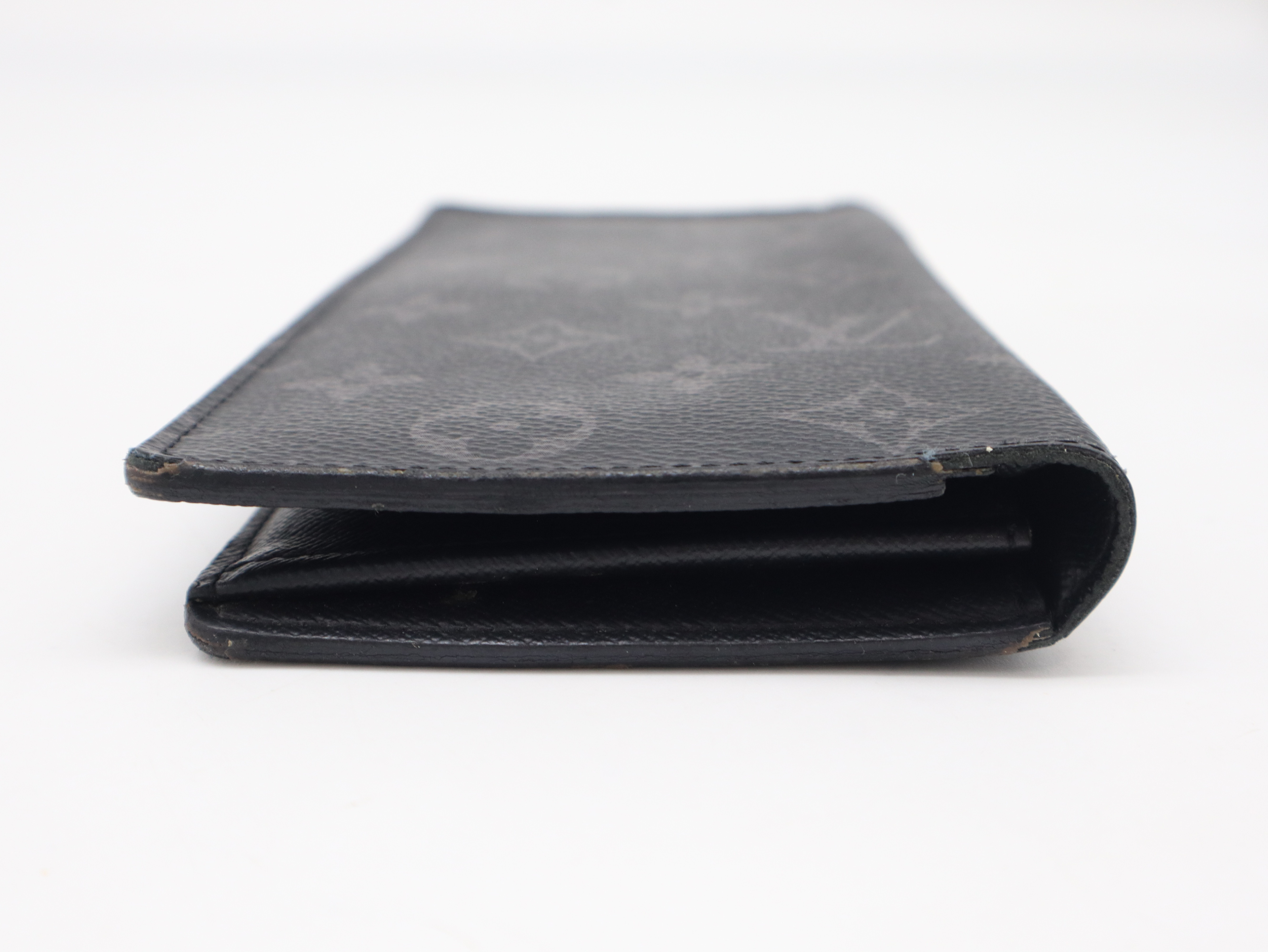 M61697 Monogram Eclipse Portefeuille Brazza Wallet with Box and Dust Bag — view 4
