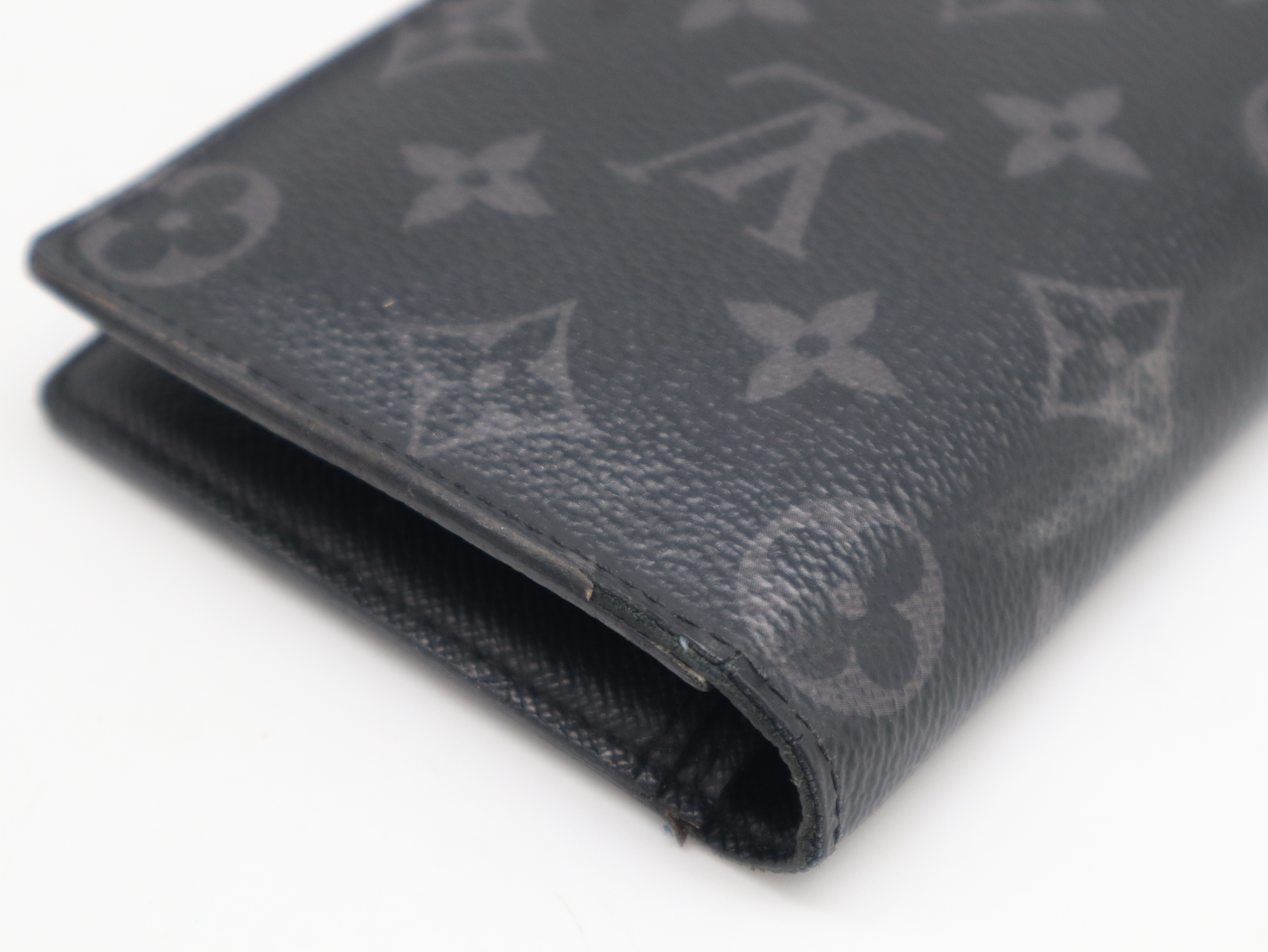 M61697 Monogram Eclipse Portefeuille Brazza Wallet with Box and Dust Bag — view 7