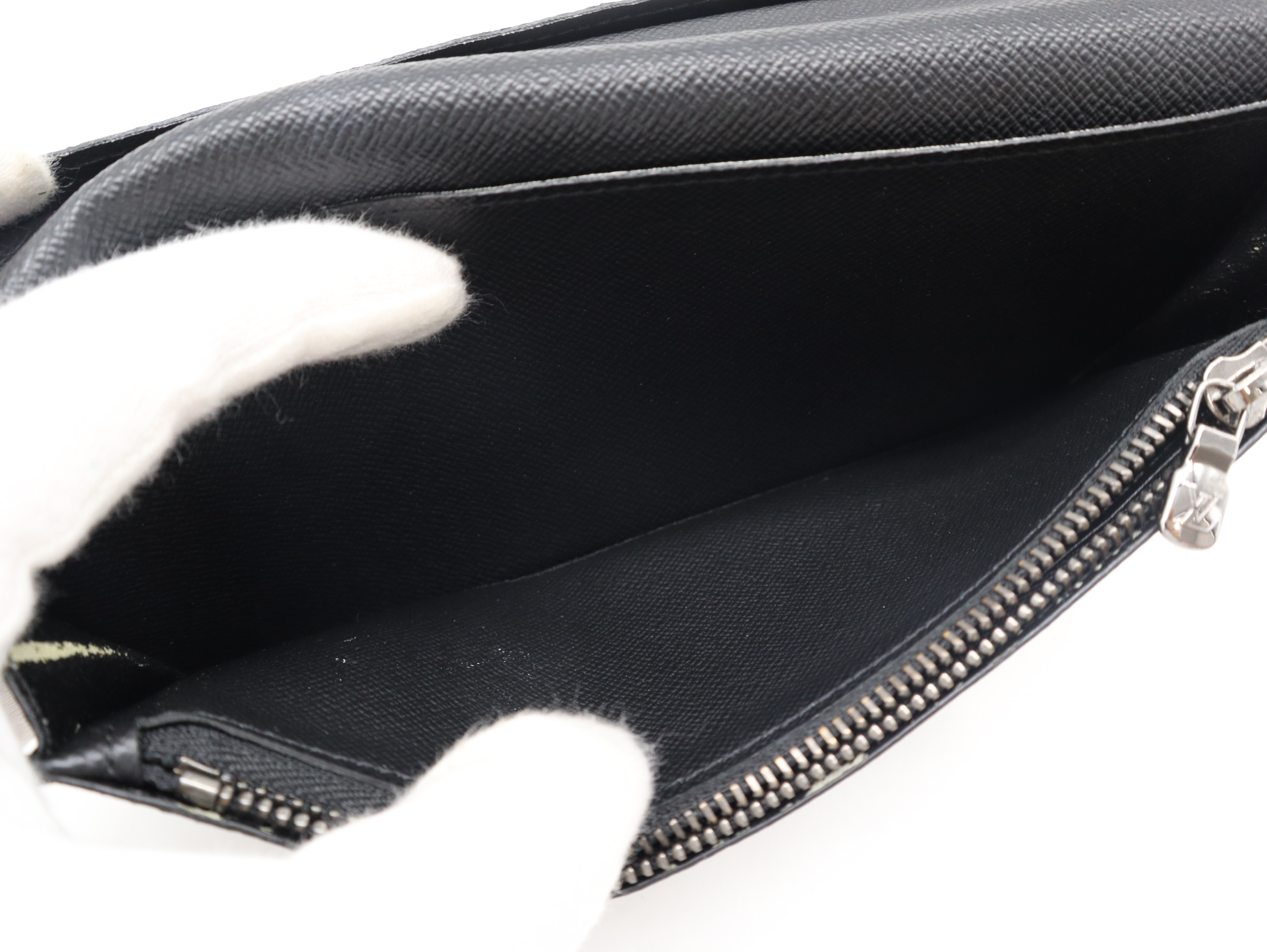 M61697 Monogram Eclipse Portefeuille Brazza Wallet with Box and Dust Bag — view 10