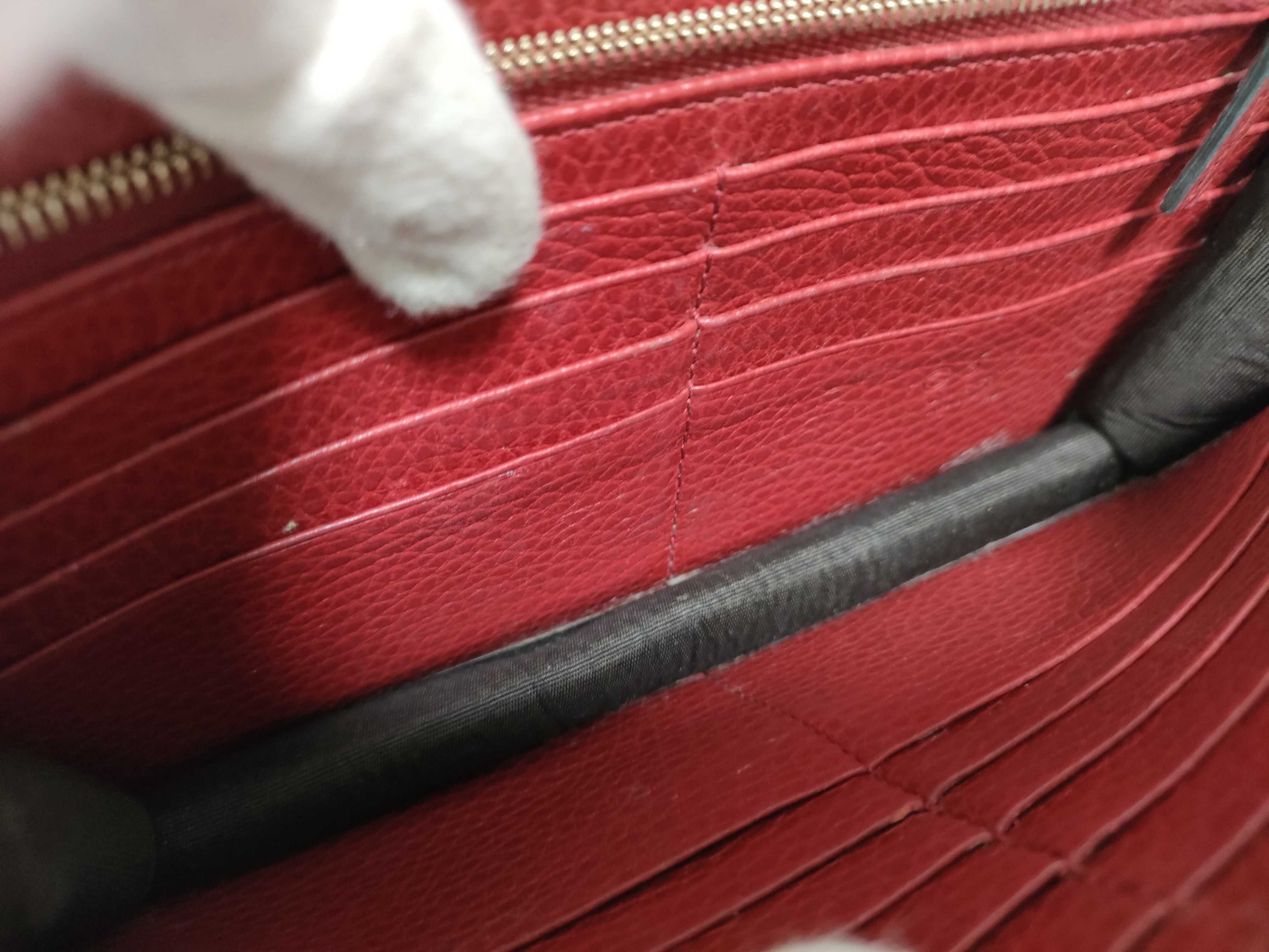 Chain Wallet 510314 Interlocking G Leather Red Shoulder Bag — view 13