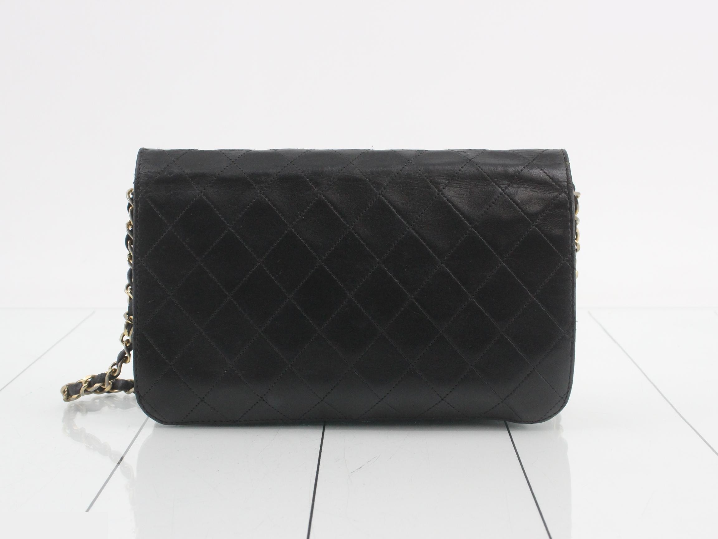 Lambskin Chain Shoulder Bag — view 2
