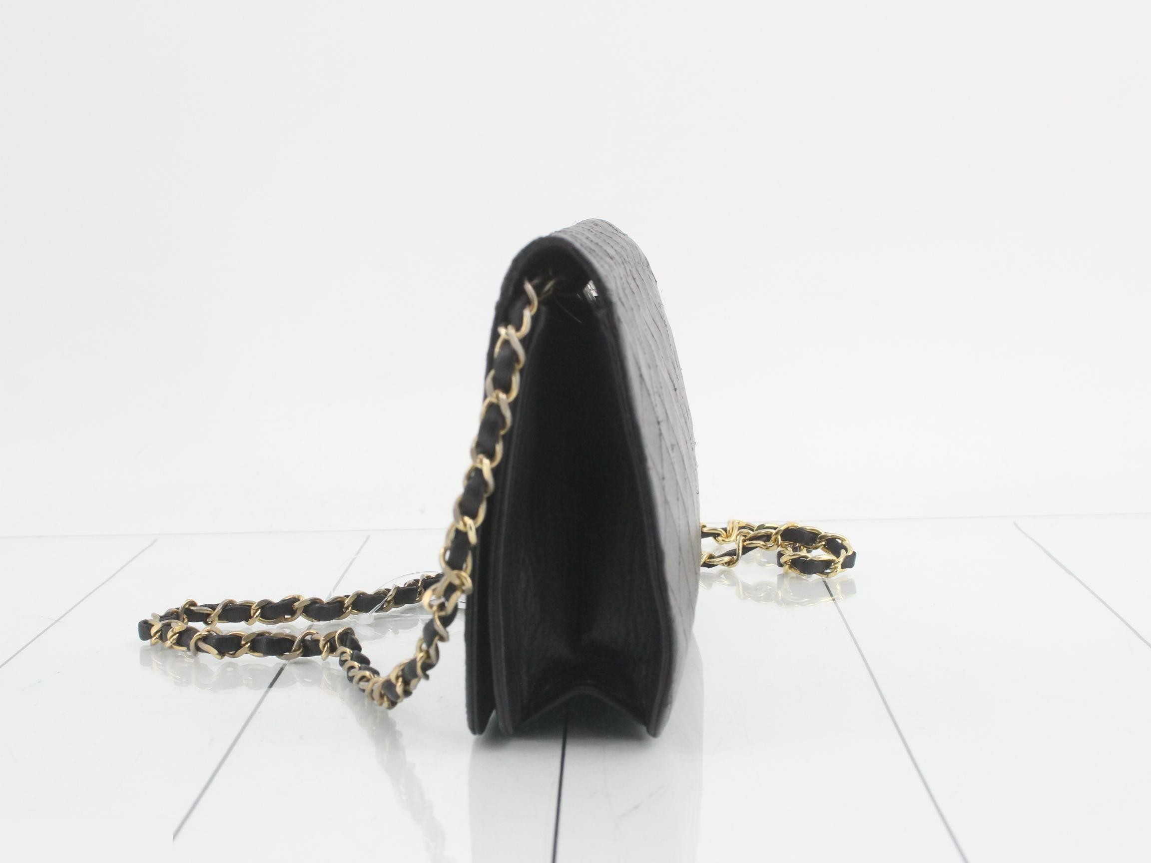Lambskin Chain Shoulder Bag — view 3