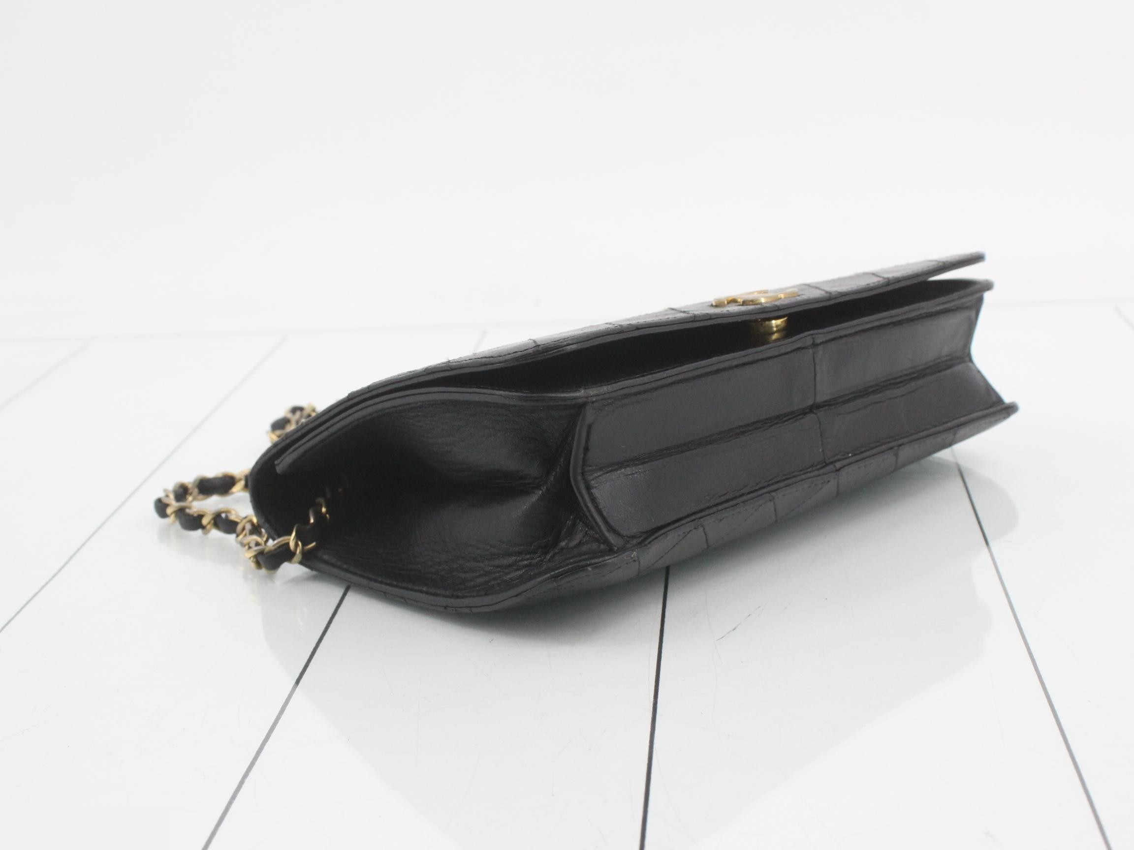 Lambskin Chain Shoulder Bag — view 5
