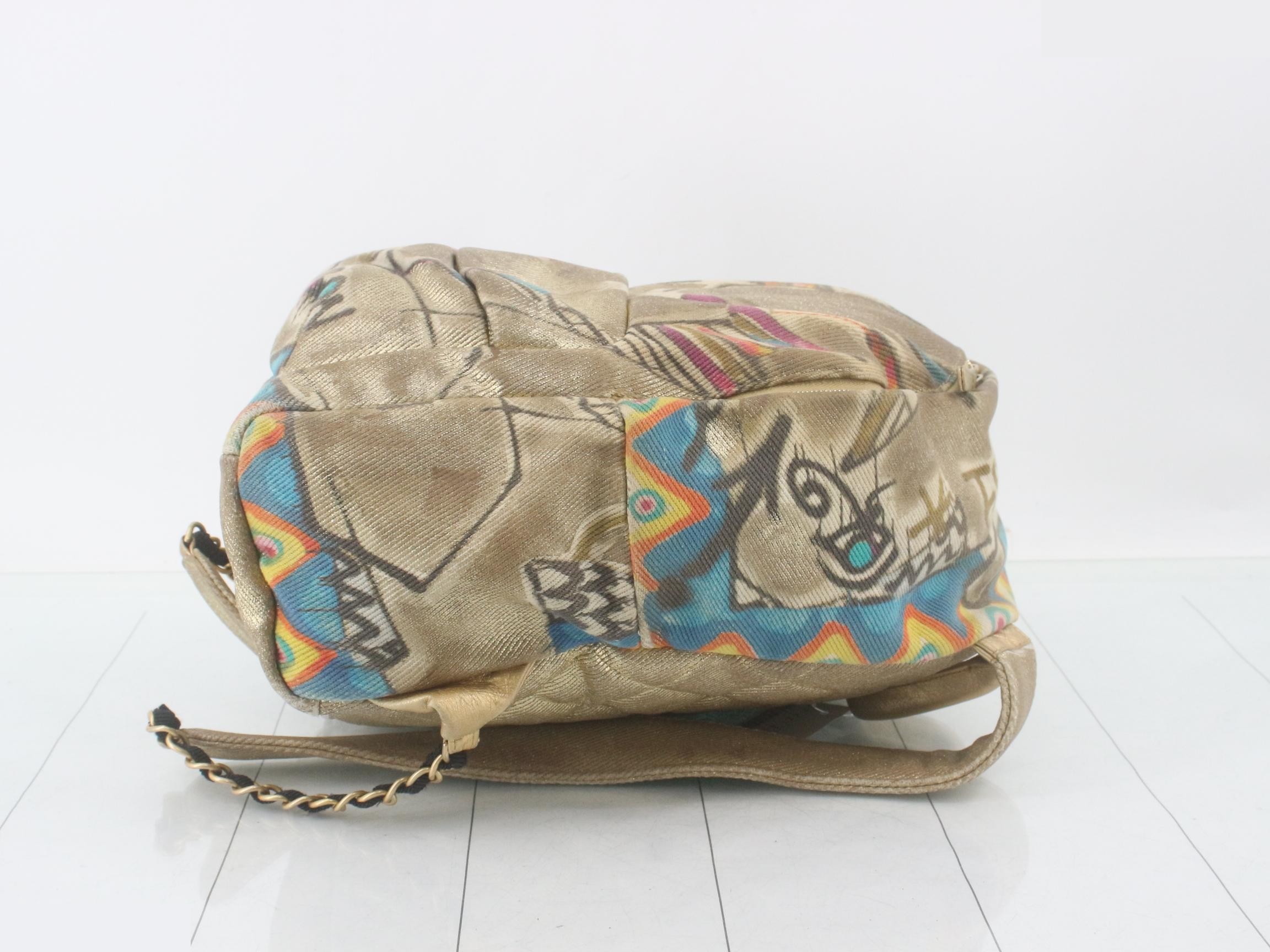 Graffiti Backpack, Coated Canvas — view 3