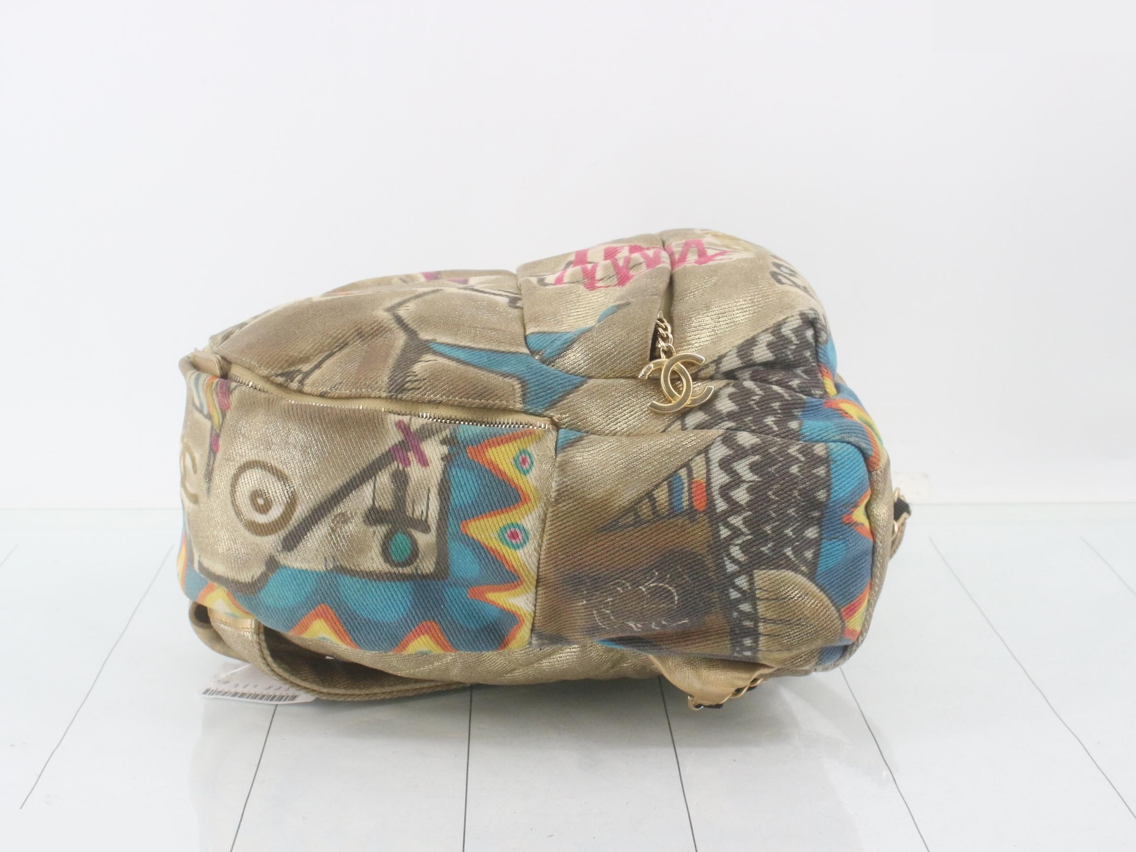 Graffiti Backpack, Coated Canvas — view 4