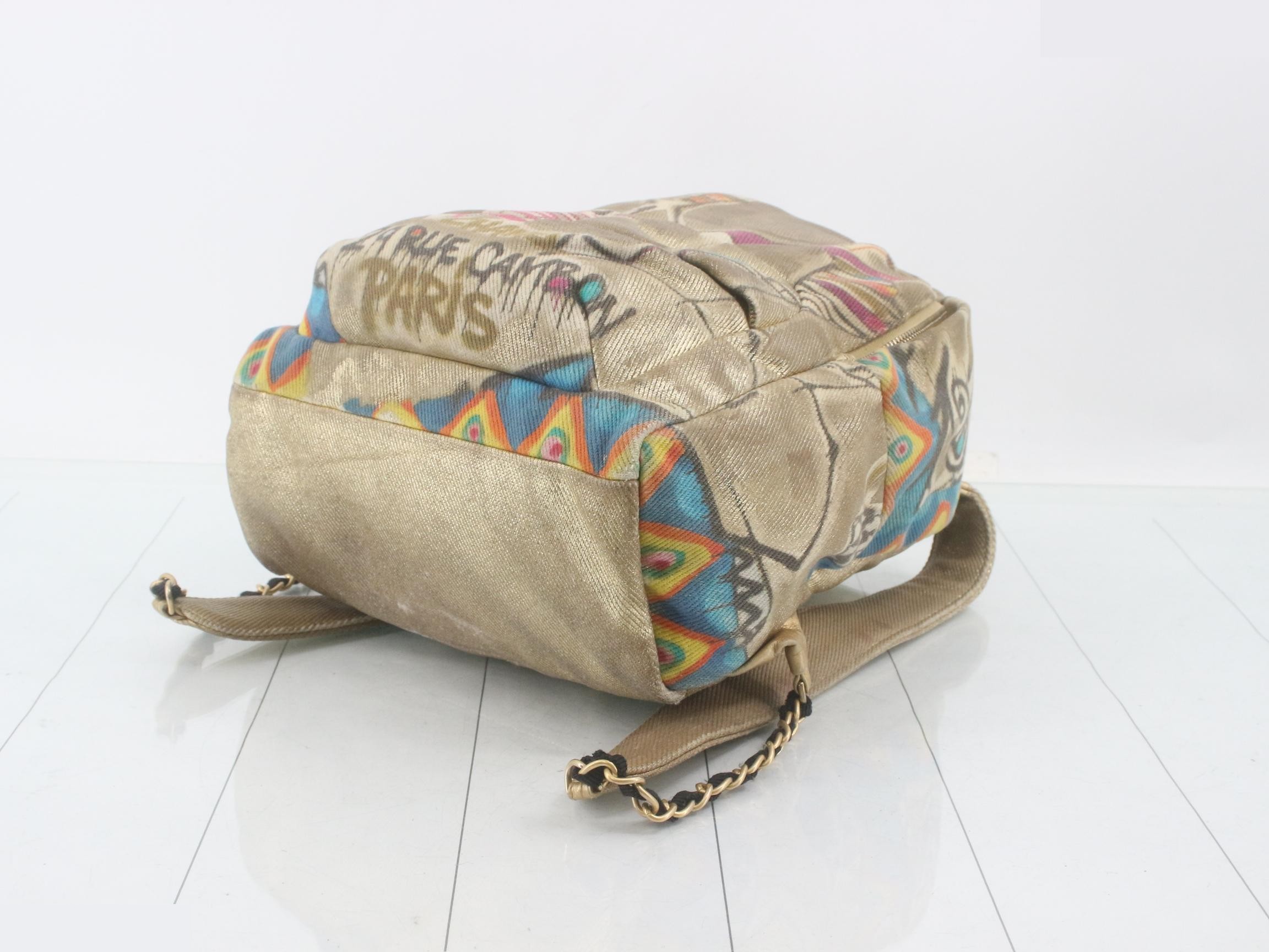 Graffiti Backpack, Coated Canvas — view 6