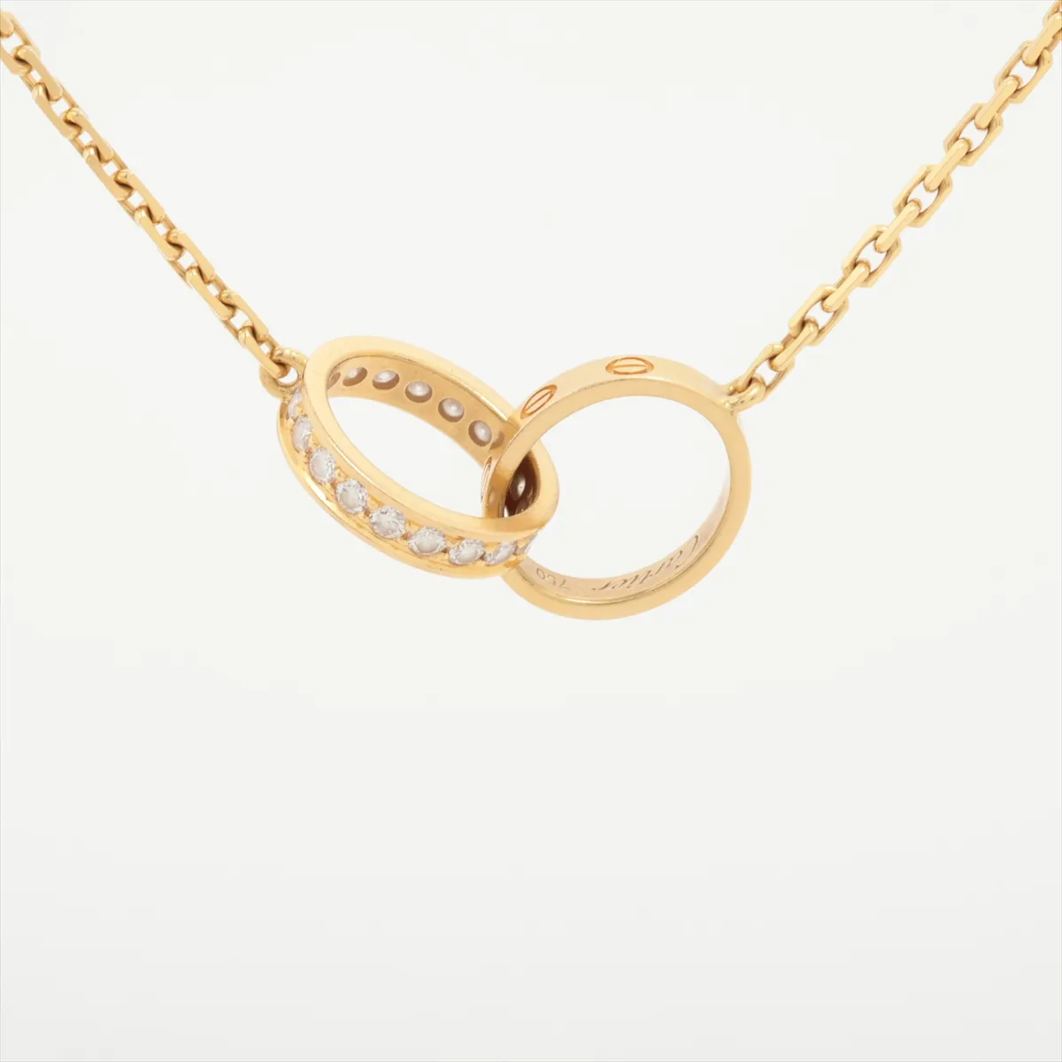 Baby Love Diamond Necklace 750 (Yellow Gold) 6.7g WK3358 — view 2