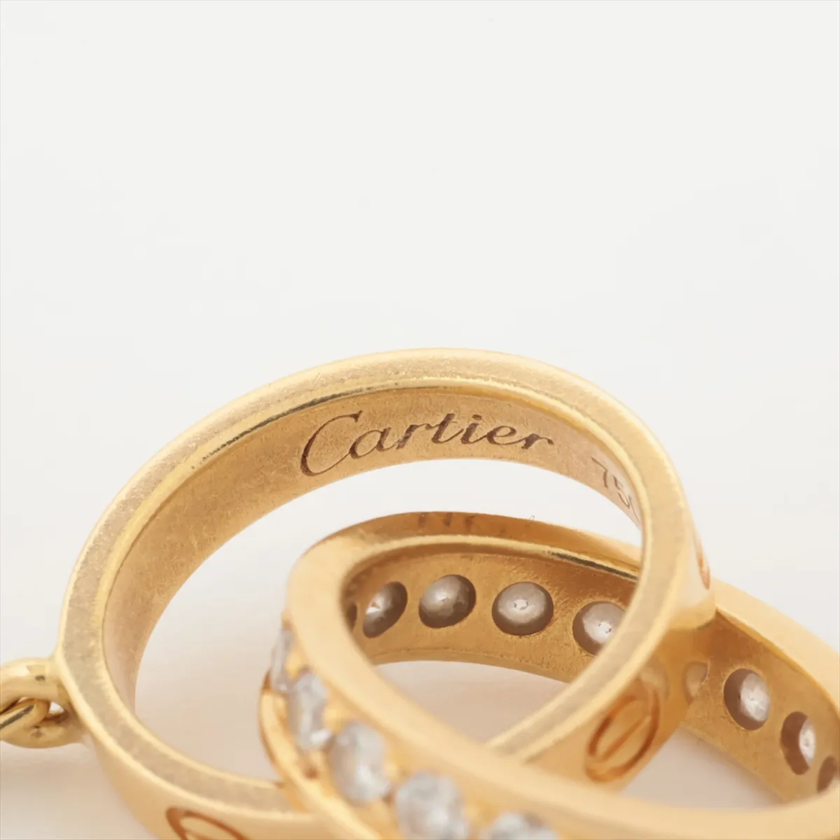 Baby Love Diamond Necklace 750 (Yellow Gold) 6.7g WK3358 — view 4