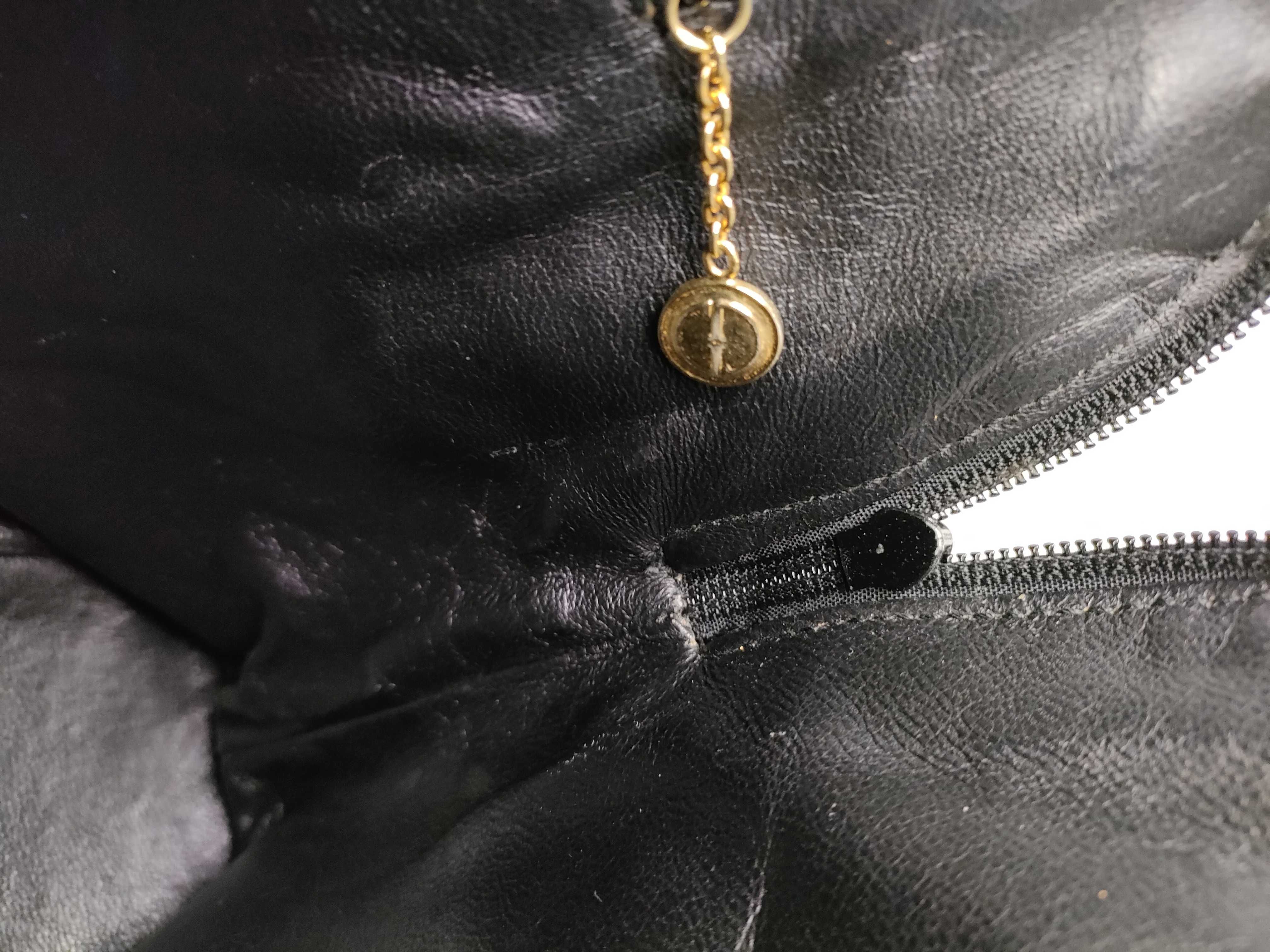 Bamboo Shoulder Bag Handbag Patent Leather Black (000 1186 0289) — view 10