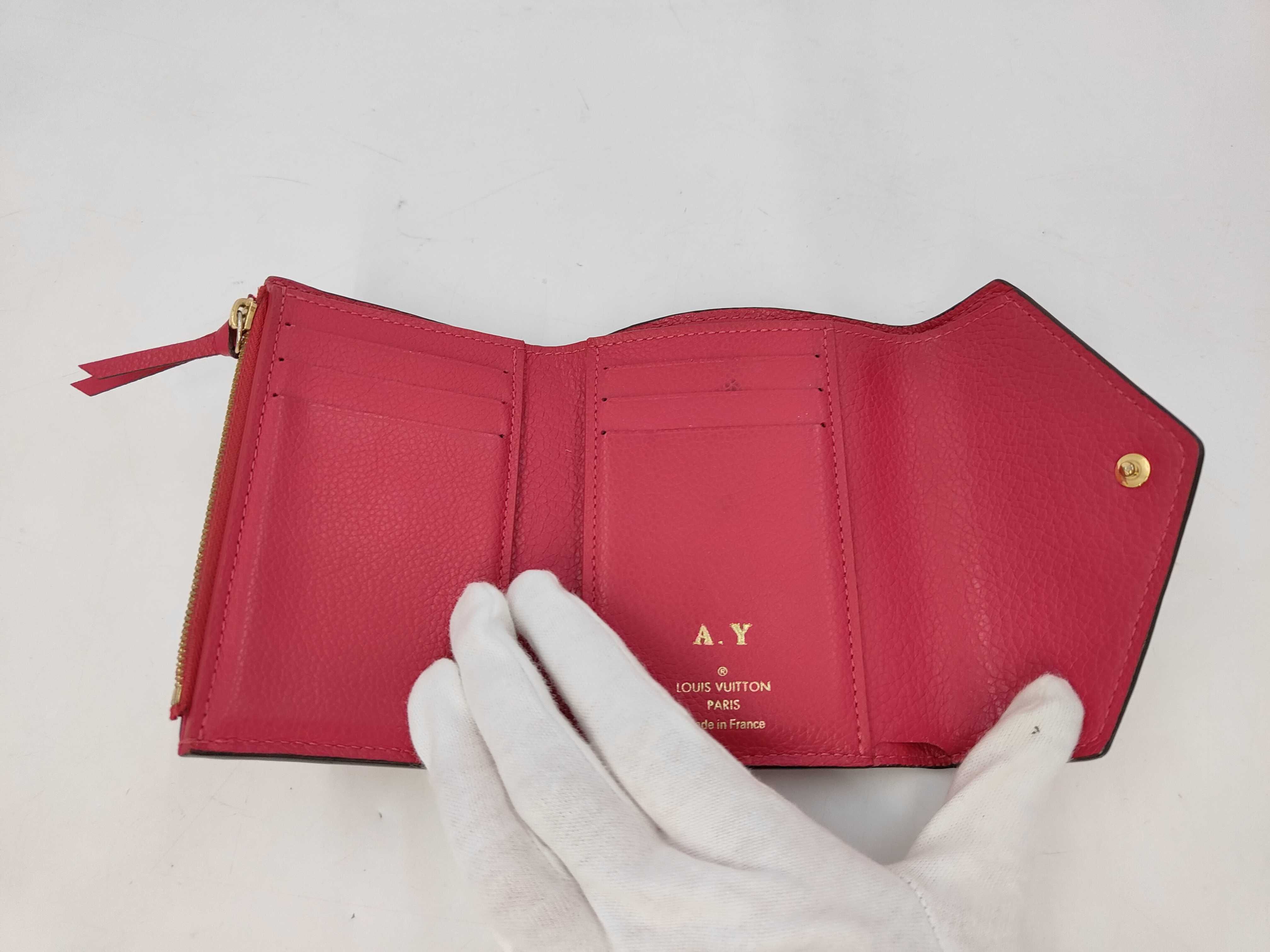 Monogram Empreinte Louis Vuitton Wallet Pink — view 5