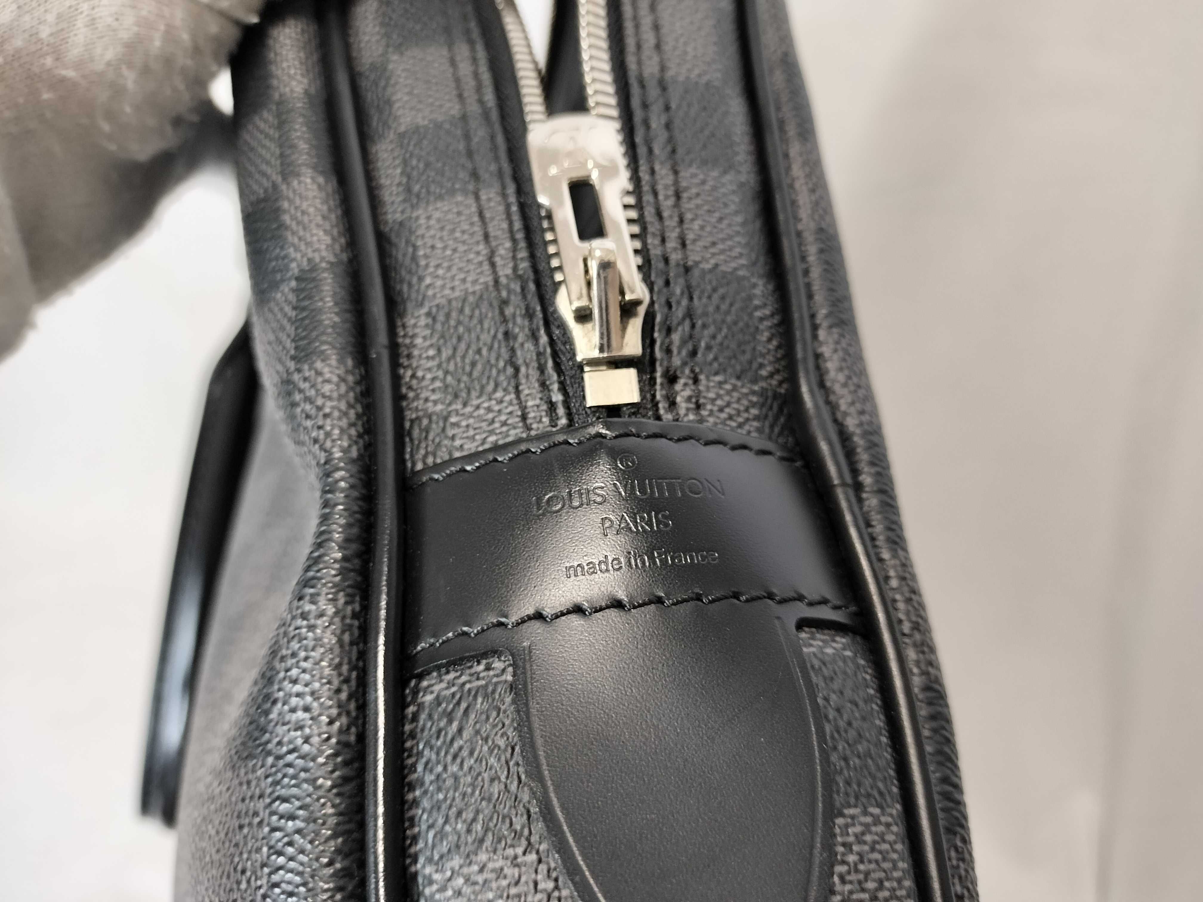 Damier Graphite Port Document Voyage N41125 TR1103 Business Bag — view 12