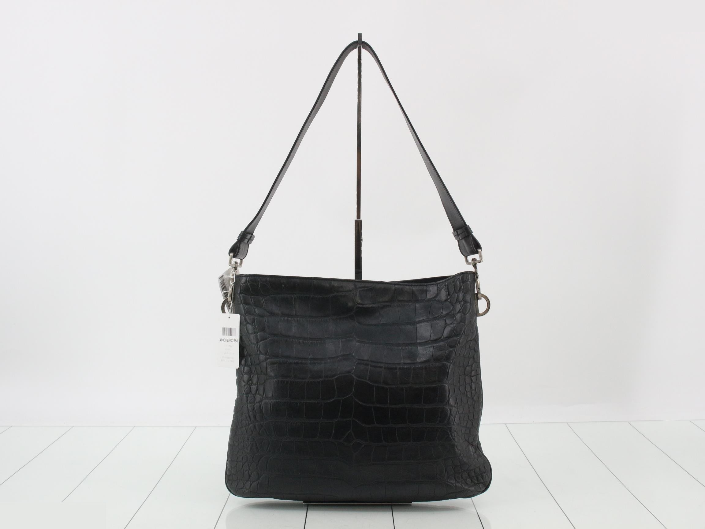 Embossed shoulder bag — view 2