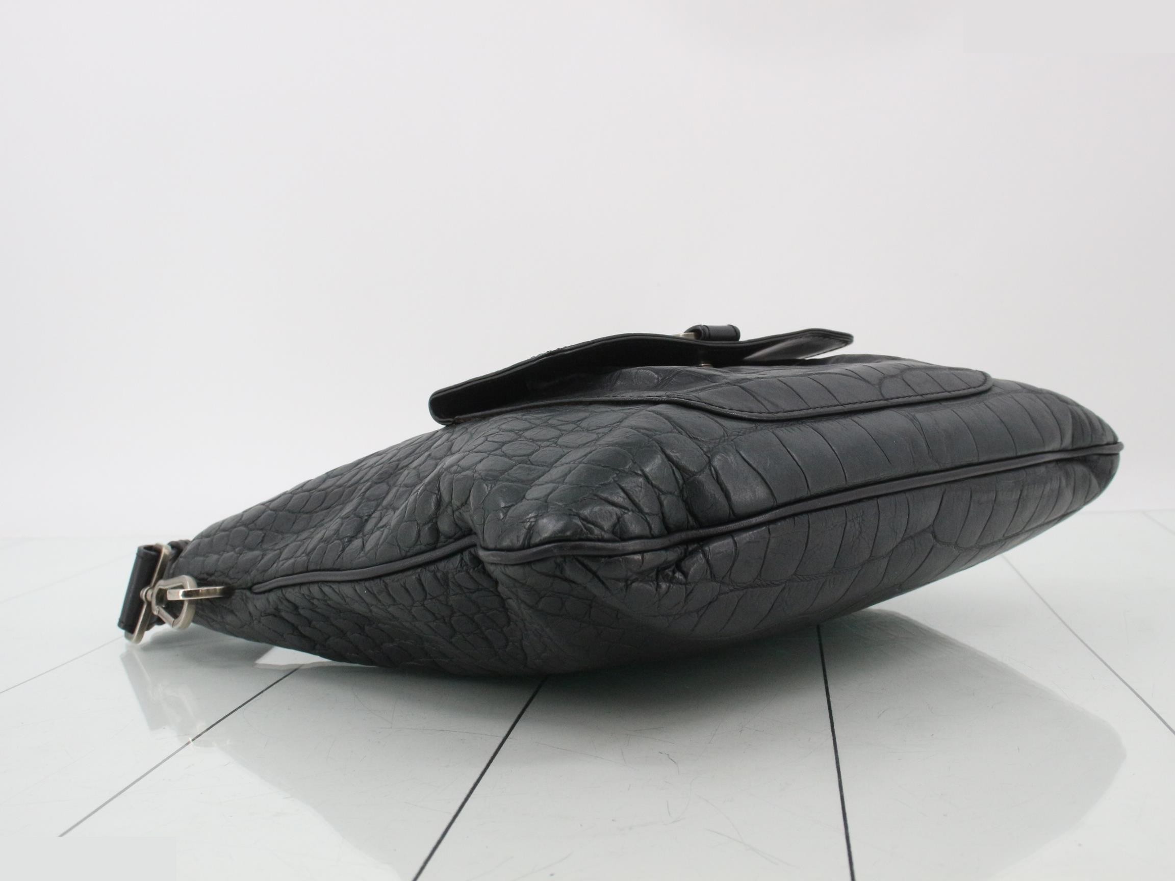 Embossed shoulder bag — view 5