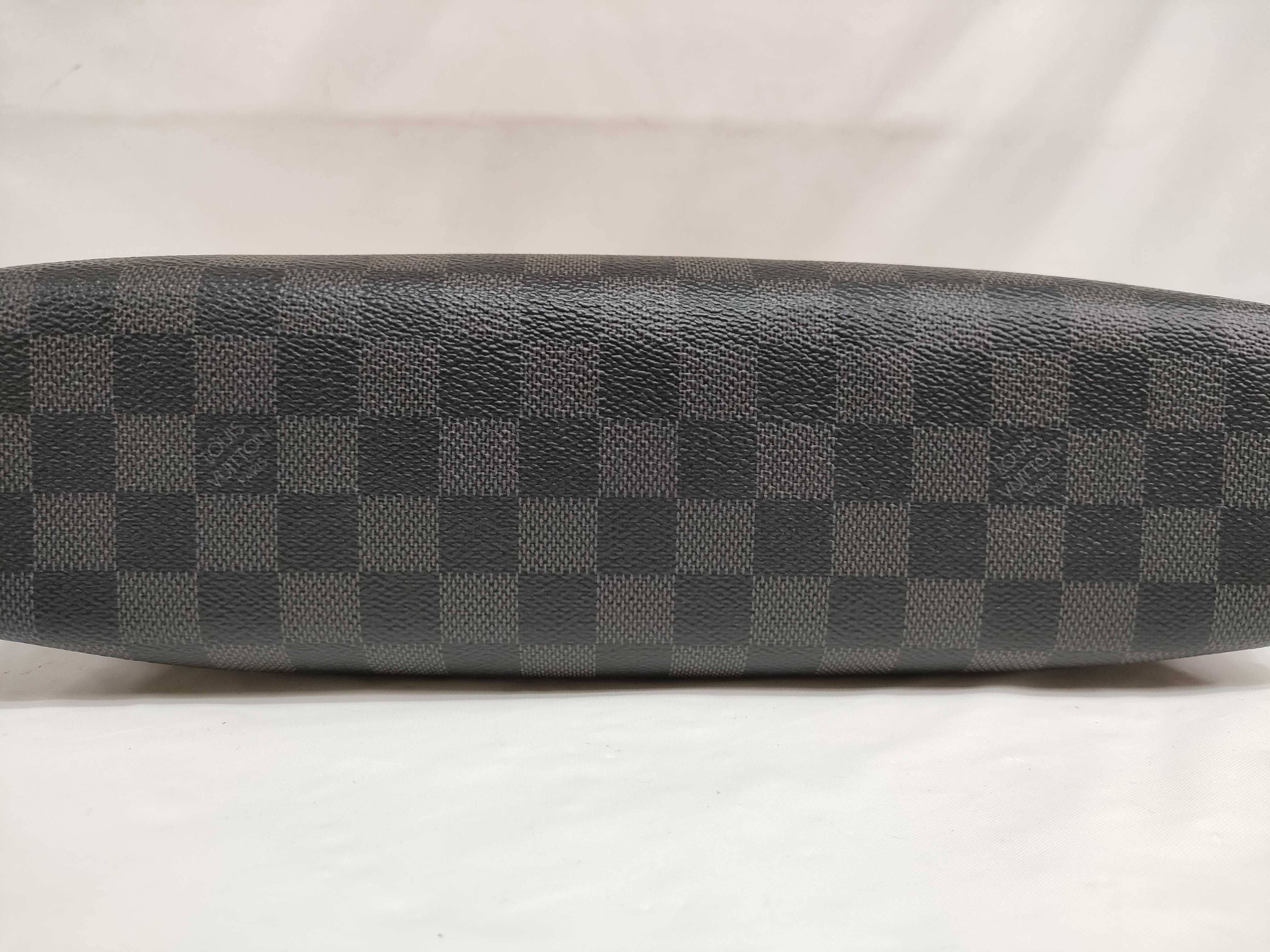 Damier Graphite Mick PM NM N40003 CA1149 Black Shoulder Bag — view 8