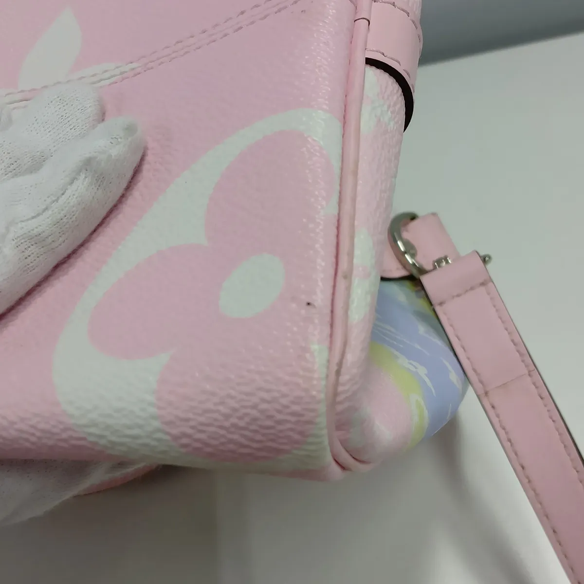 LV Escale Speedy Bandoulière 30 M45123 MB0290 Pink. — view 14